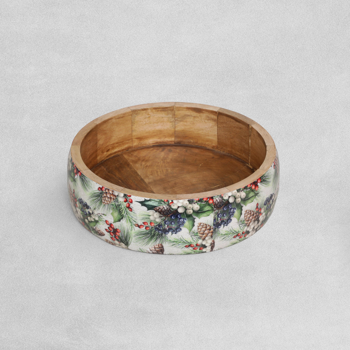 "Christmas Berries" Enamel Serving Bowls