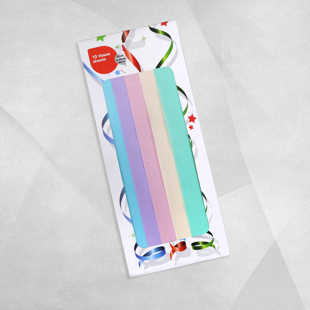 10 Sheets Tissue Paper 50 x 66 cm Multicoloured