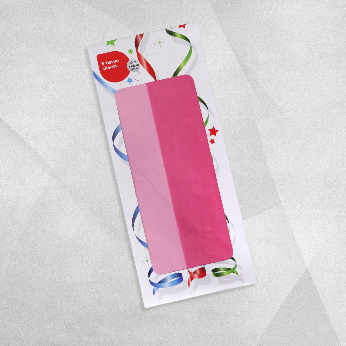 5 Sheets Tissue Paper 50 x 66 cm assorted colours