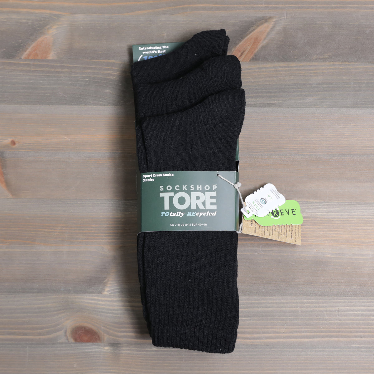 Sockshop Tore Sports Crew Socks 3 Pairs Mens 7-11 Various Colours