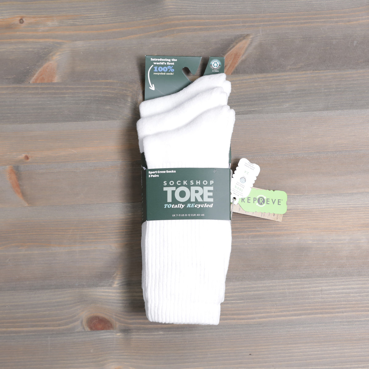 Sockshop Tore Sports Crew Socks 3 Pairs Mens 7-11 Various Colours
