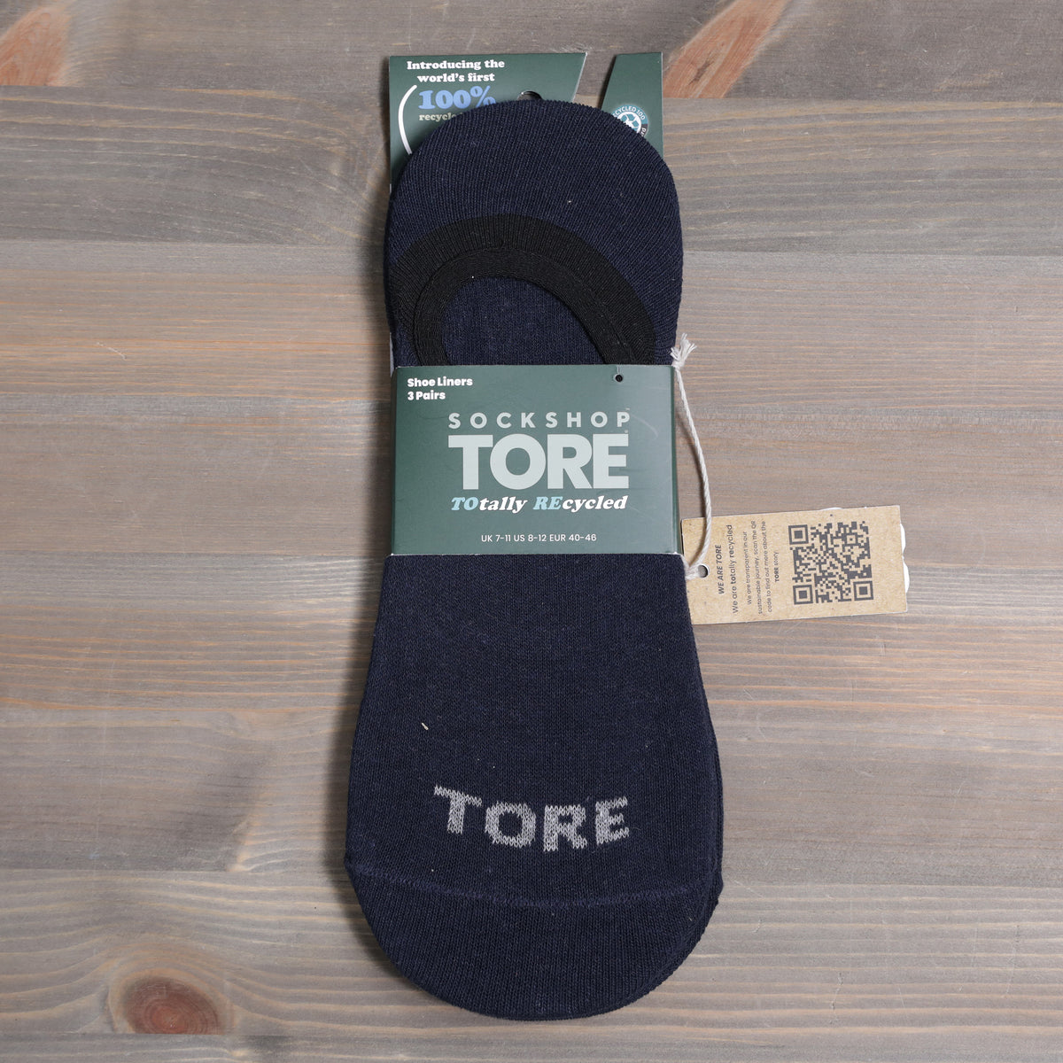 Sockshop Tore Shoe Liner Socks 3 Pairs Mens 7-11 Various Colours