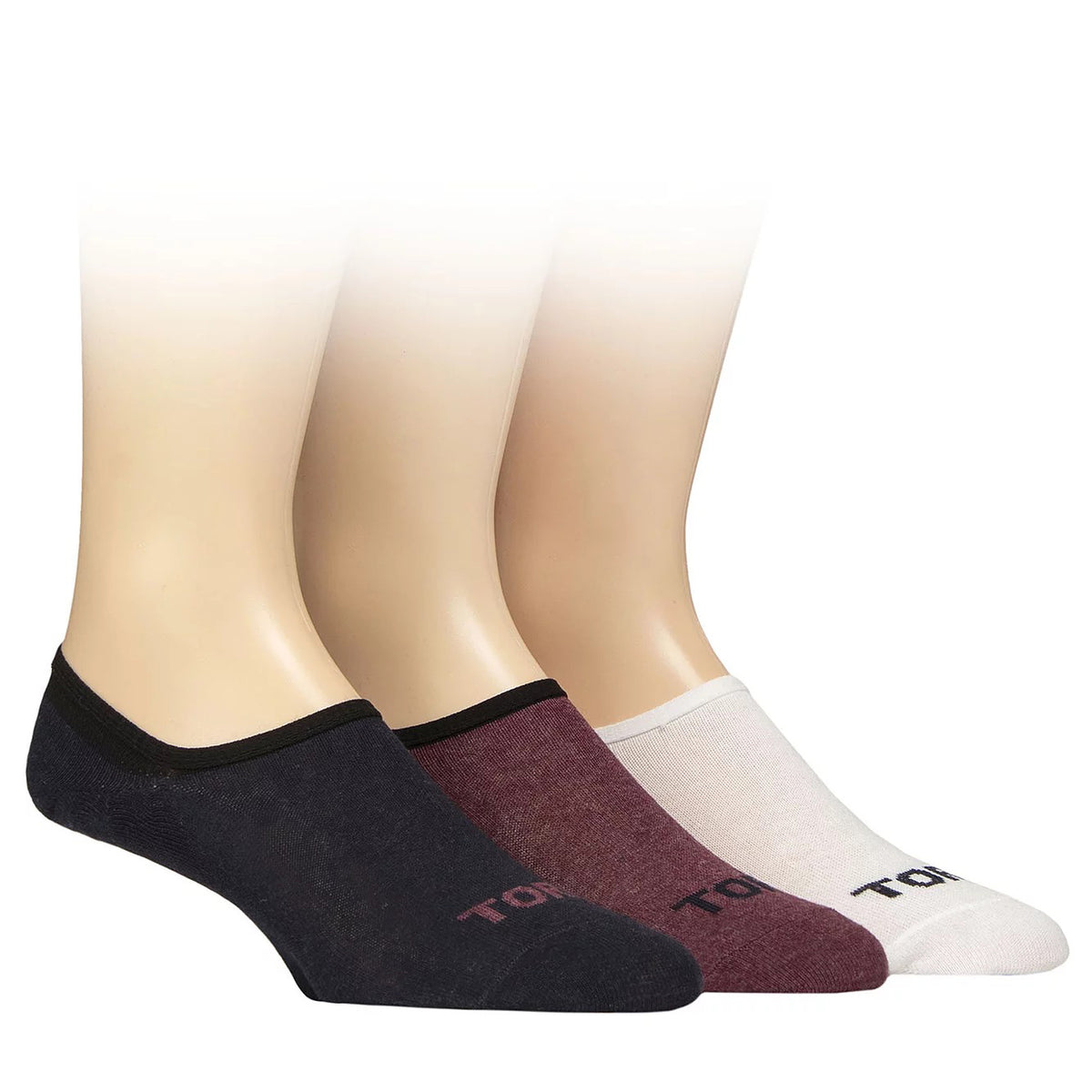 Sockshop Tore Shoe Liner Socks 3 Pairs Mens 7-11 Various Colours