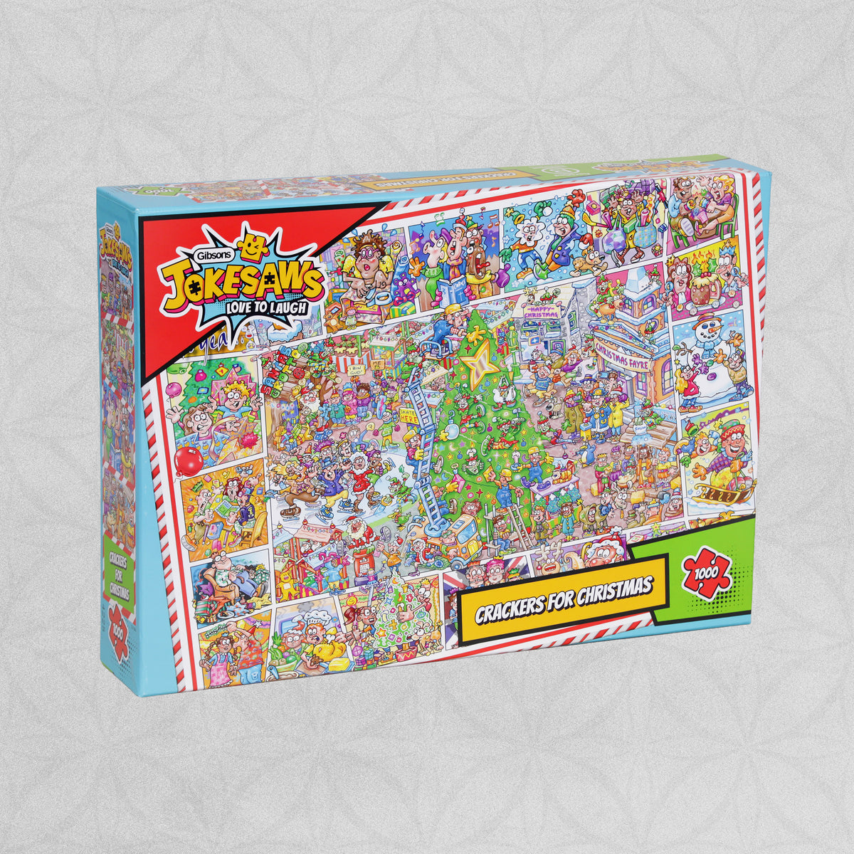 Gibsons Jokesaws Jigsaw Puzzle - 'Crackers for Christmas' - 1000 pieces