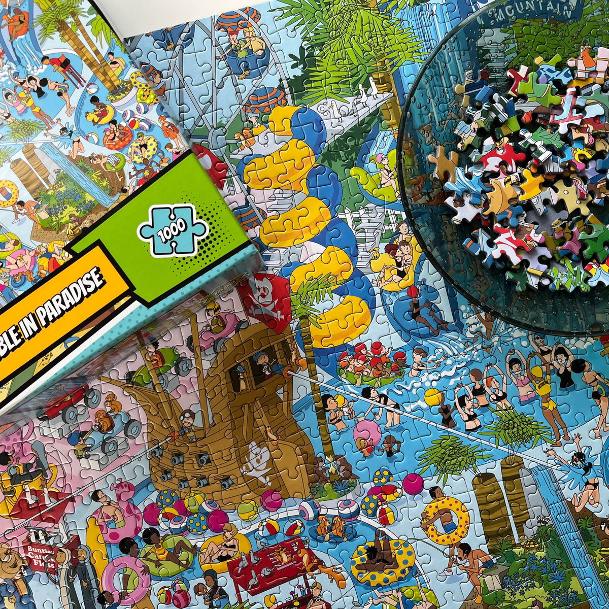 Gibsons Jokesaws Jigsaw Puzzle - 'Crackers for Christmas' - 1000 pieces