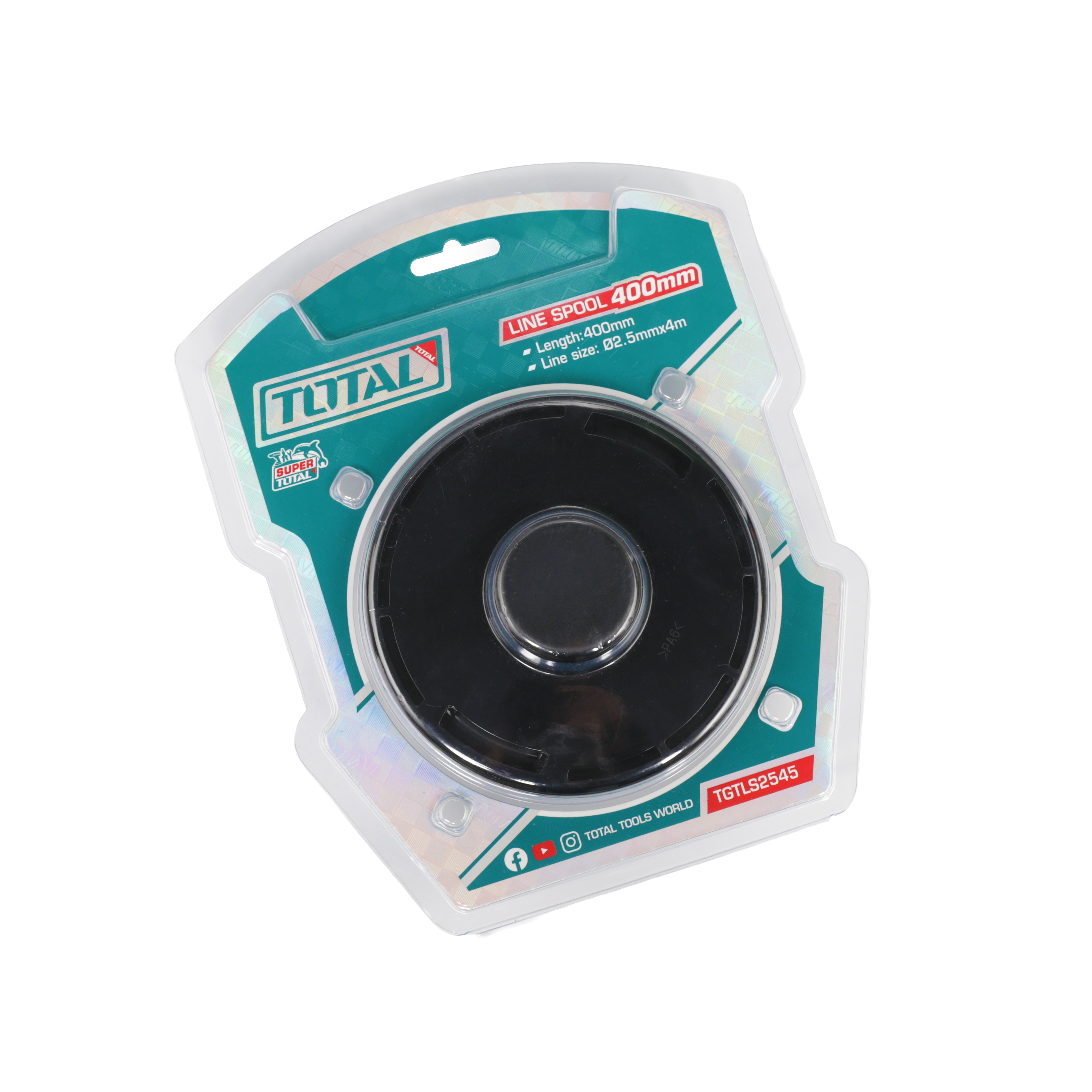 Total Line Spool 400mm - 2.5mm x 4m - TGTLS2545