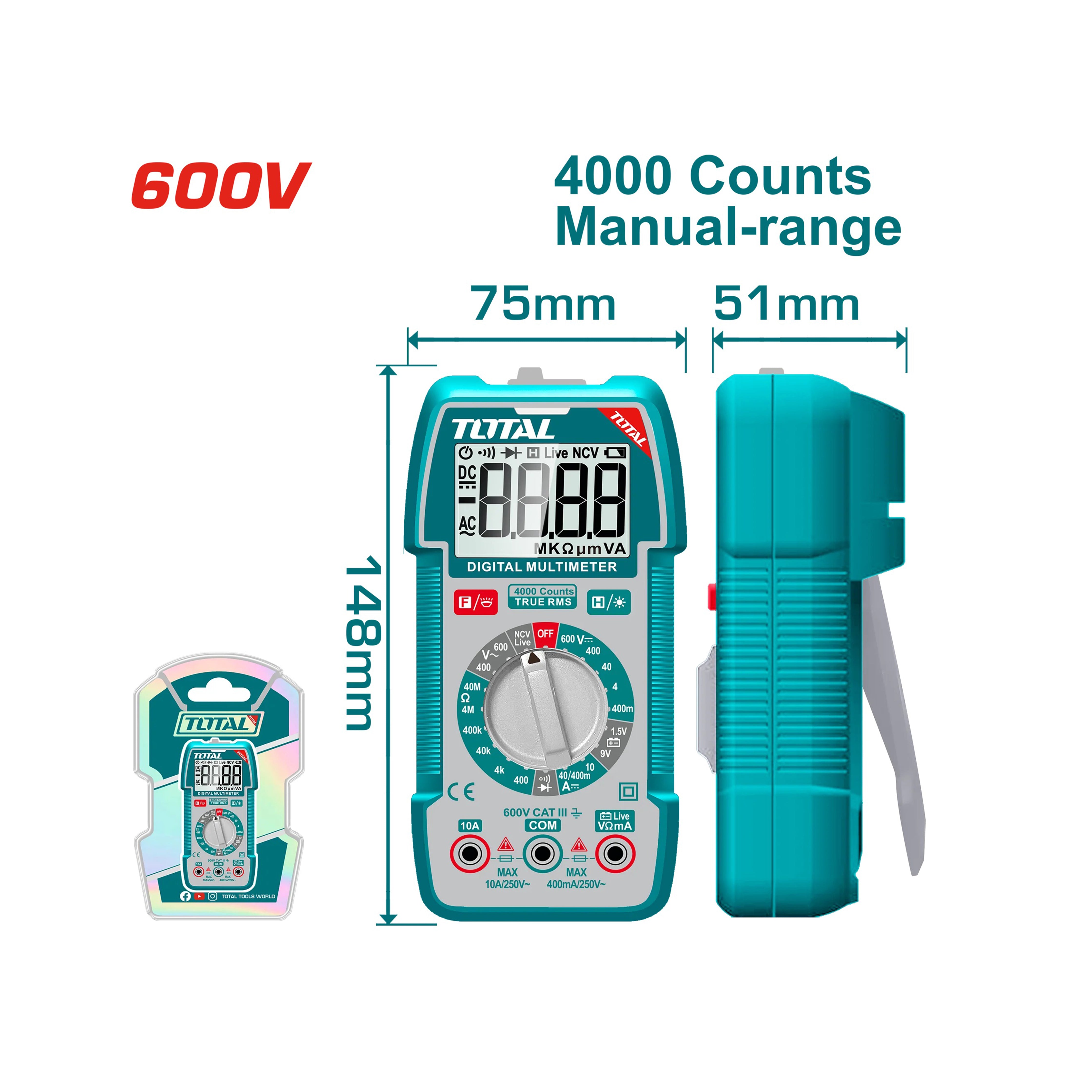 Total Digital Multimeter - TMT536002