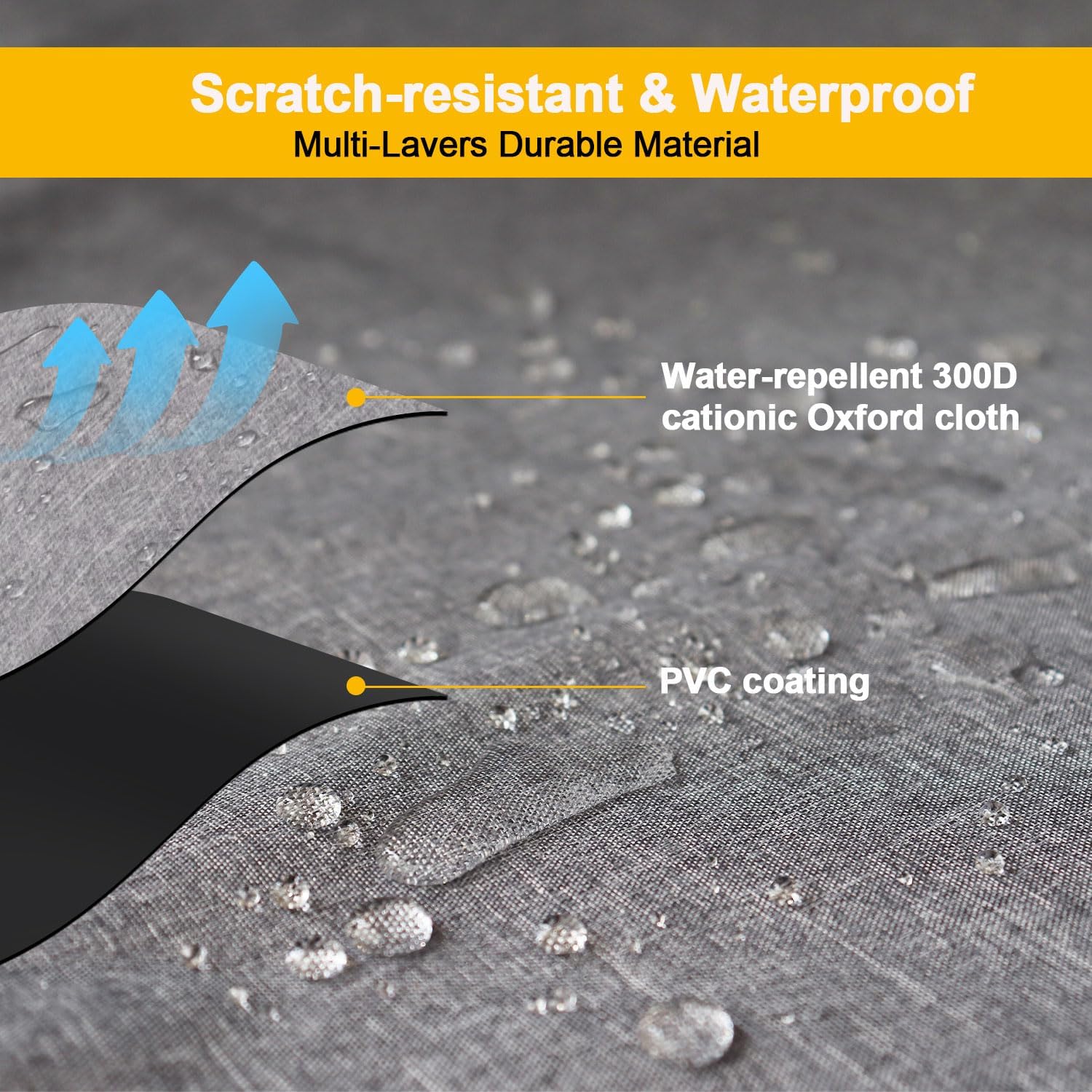 Doki Car Seat Covers For Pets 185 x 105 cm- Grey