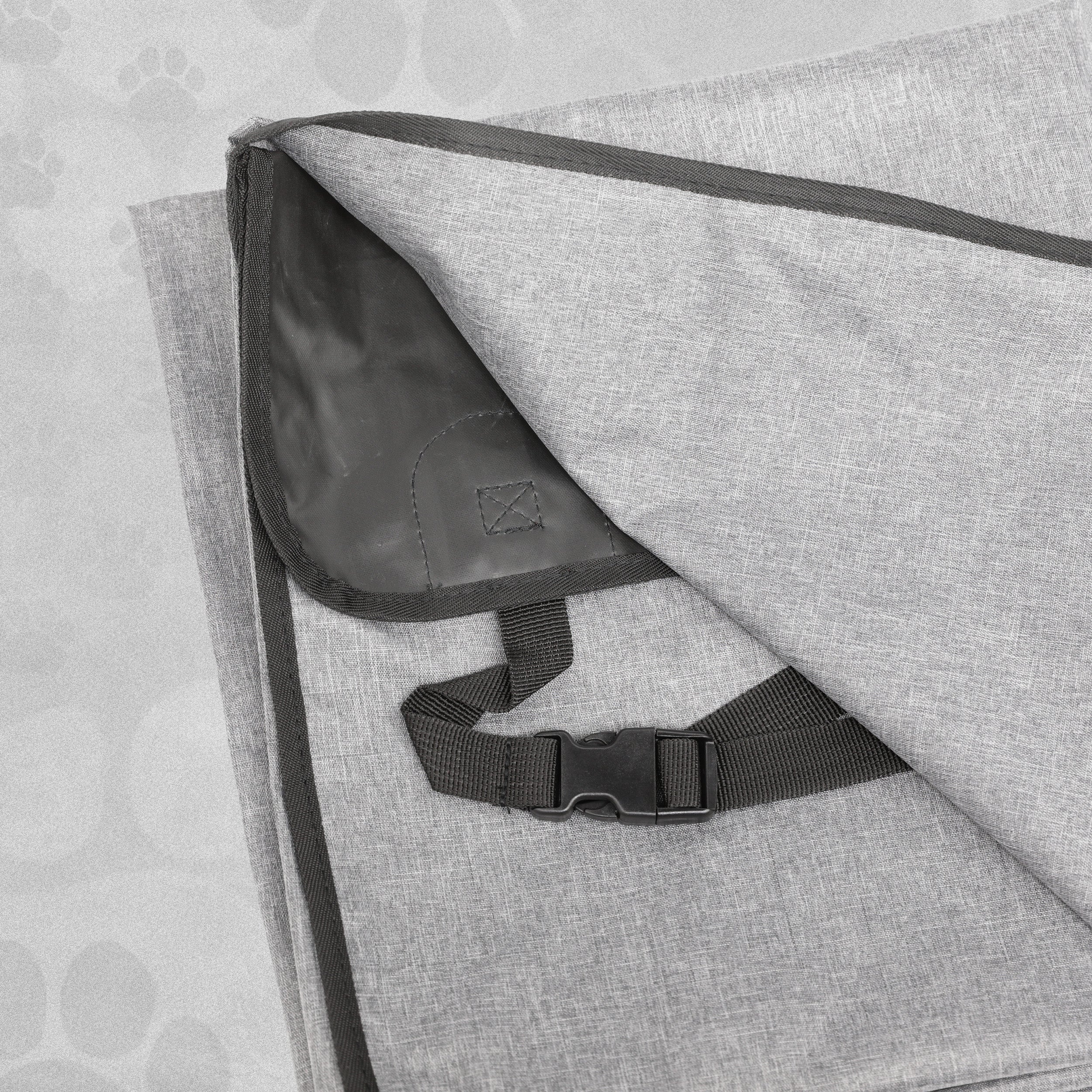 Doki Car Seat Cover / Hammock For Pets 137 x 147 cm- Grey