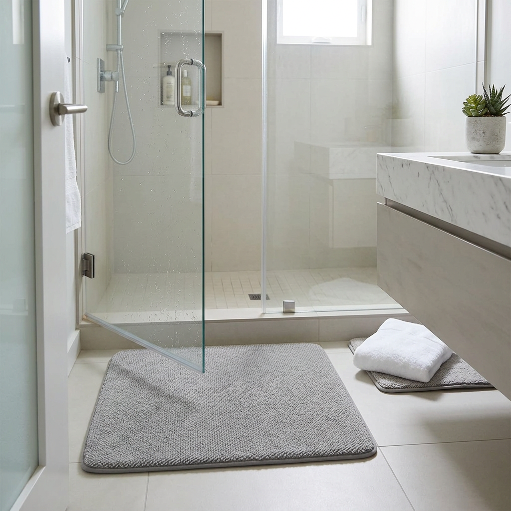 Beldray Anti-Mould Memory Foam Shower Mat 50X50cm - various colours