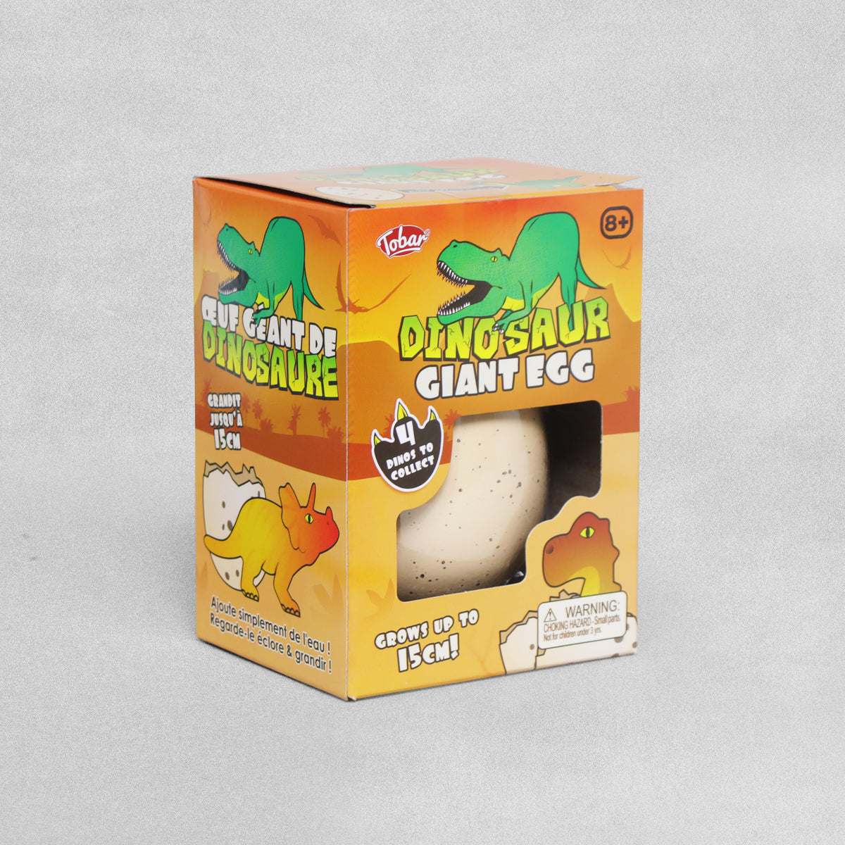Tobar Dinosaur Giant Egg Grows up to 15cm Age 8+
