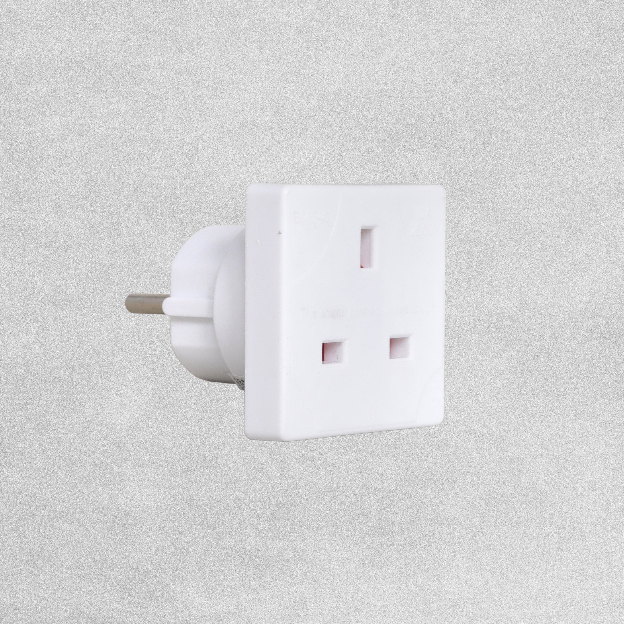 Maxim European Travel Adaptor White