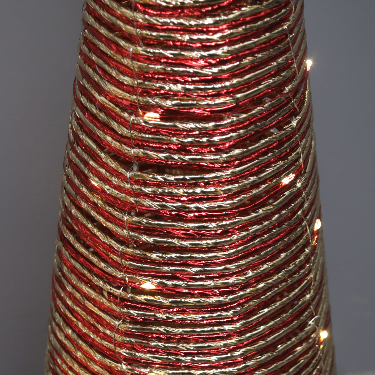 Three Kings Red Gold Braid TreeBelisks set of 3