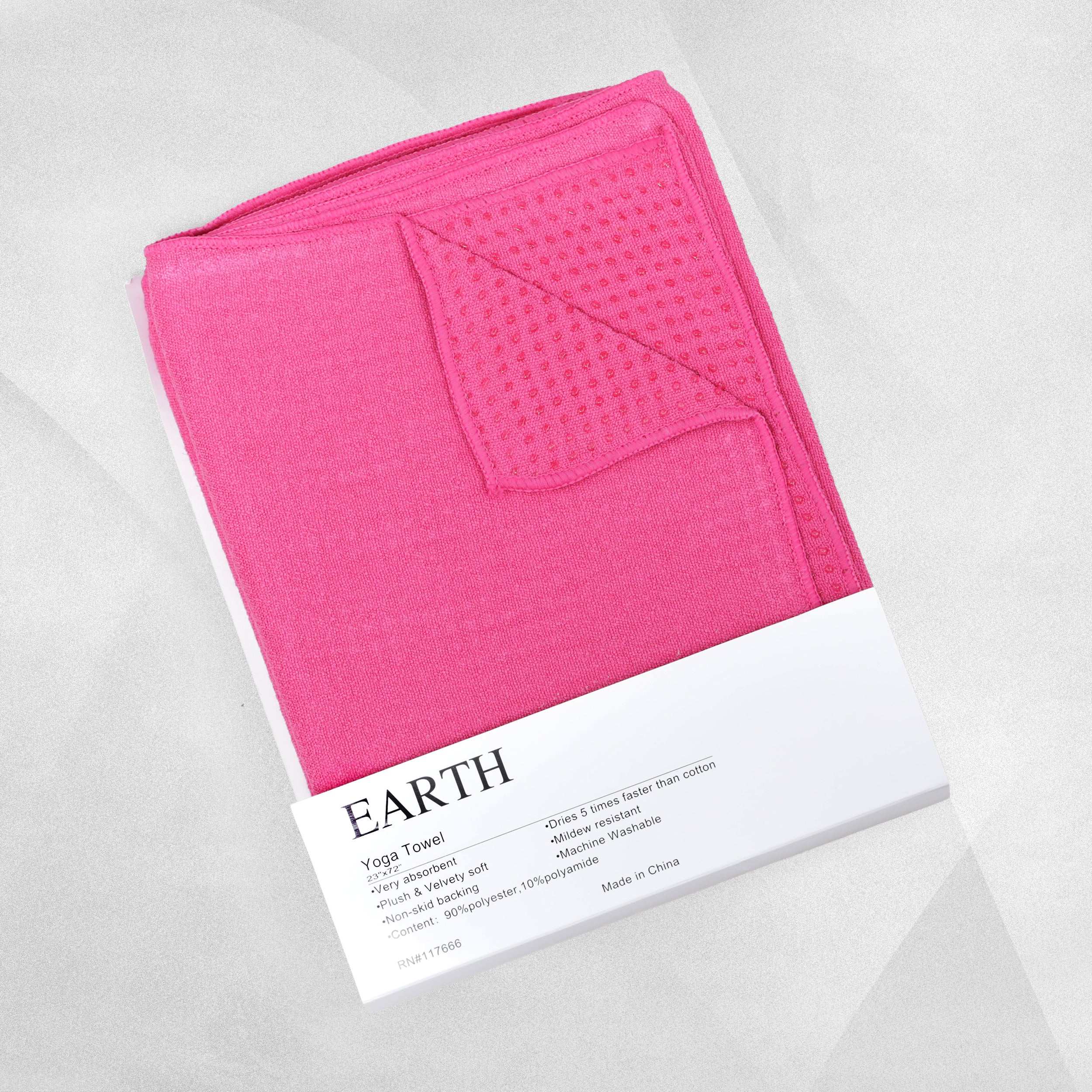 Earth Fitness / Yoga Towel Blue 23"x72" various colours