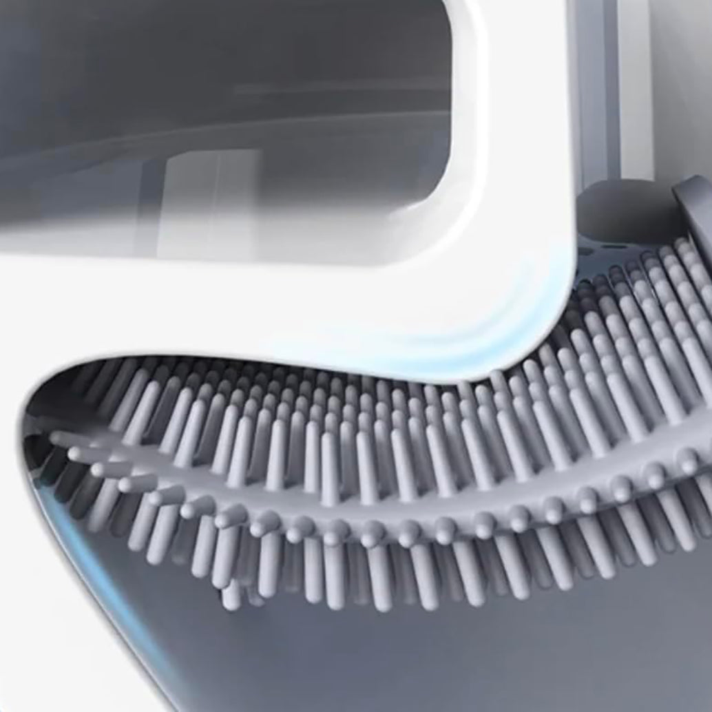 Flexible Toilet Brush With Wall Mount