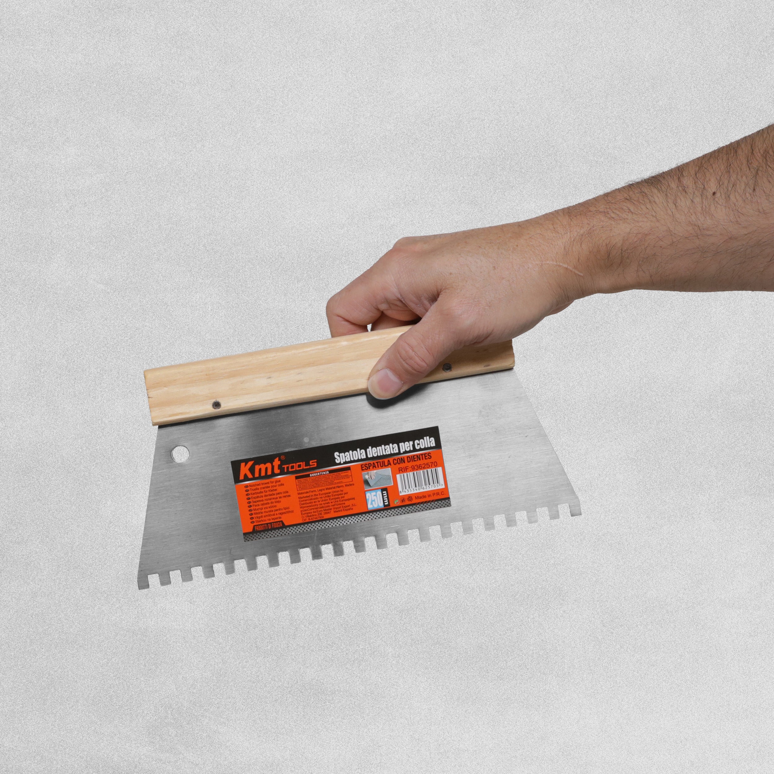 Adhesive Trowel Wooden Handle 250mm