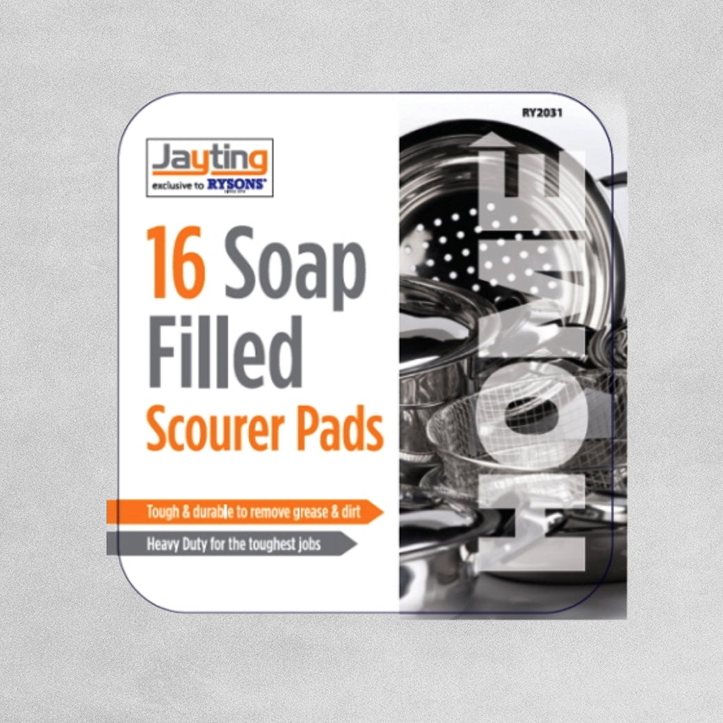 Jayting Soap Filled Scourer Pads - 16pcs