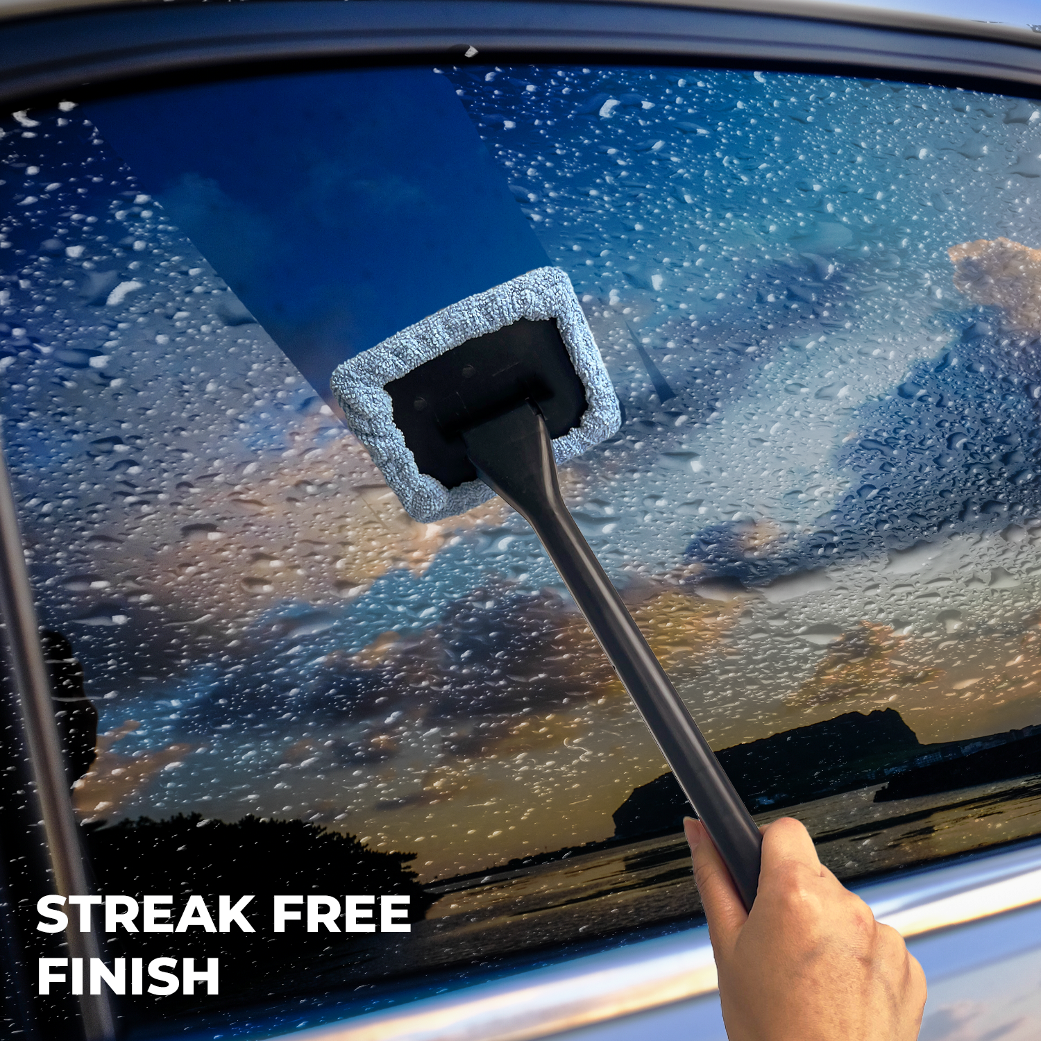 RoadPro Microfibre Windshield/Window Mop