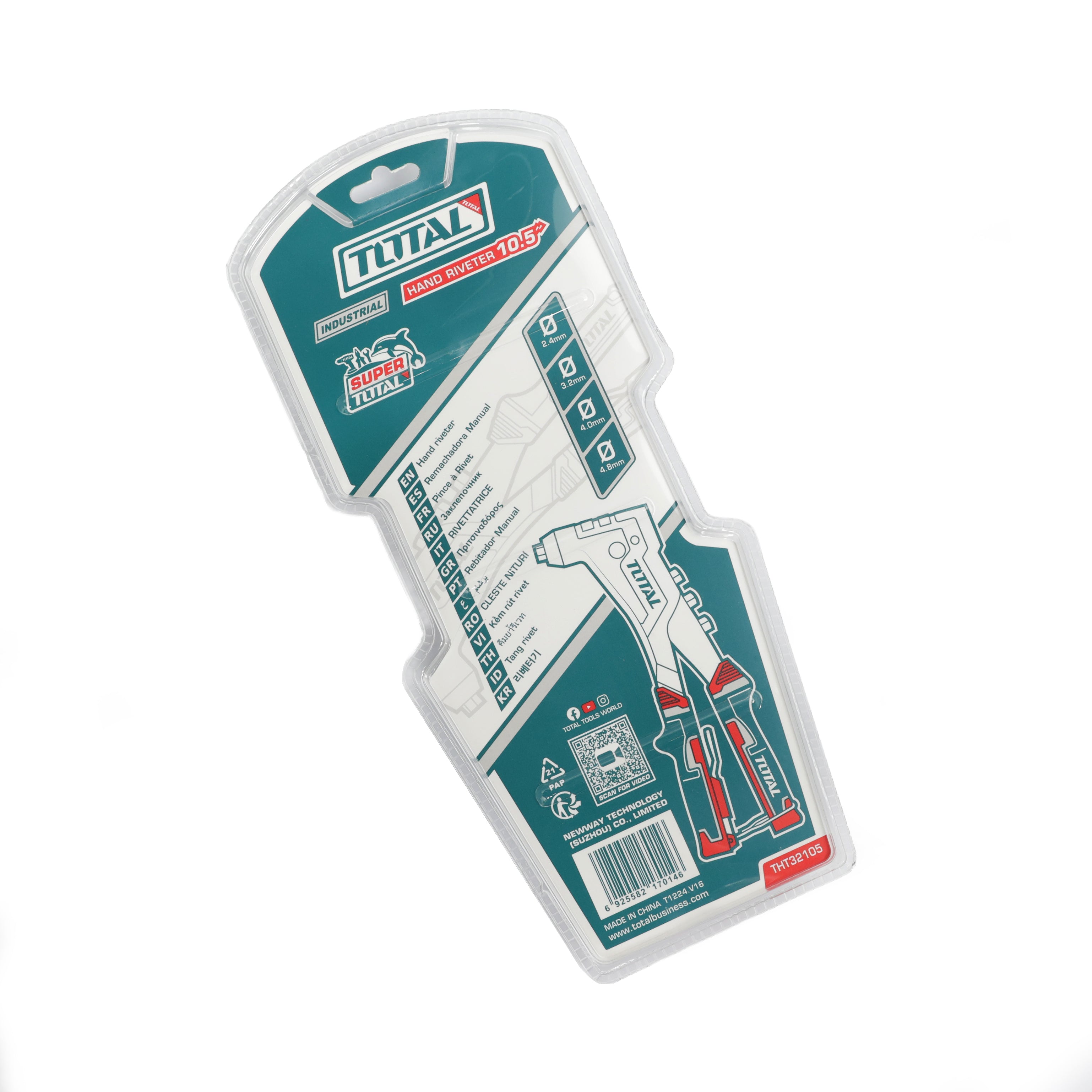 Total Tools Hand Riveter 10.5" - THT32105