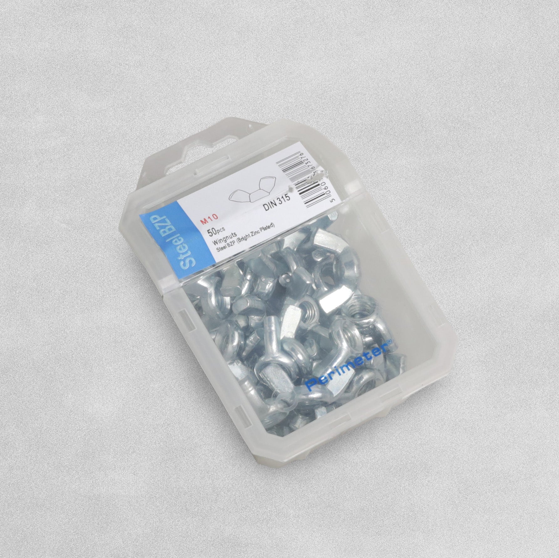 Wingnuts Steel BZP M10 - 50 pieces
