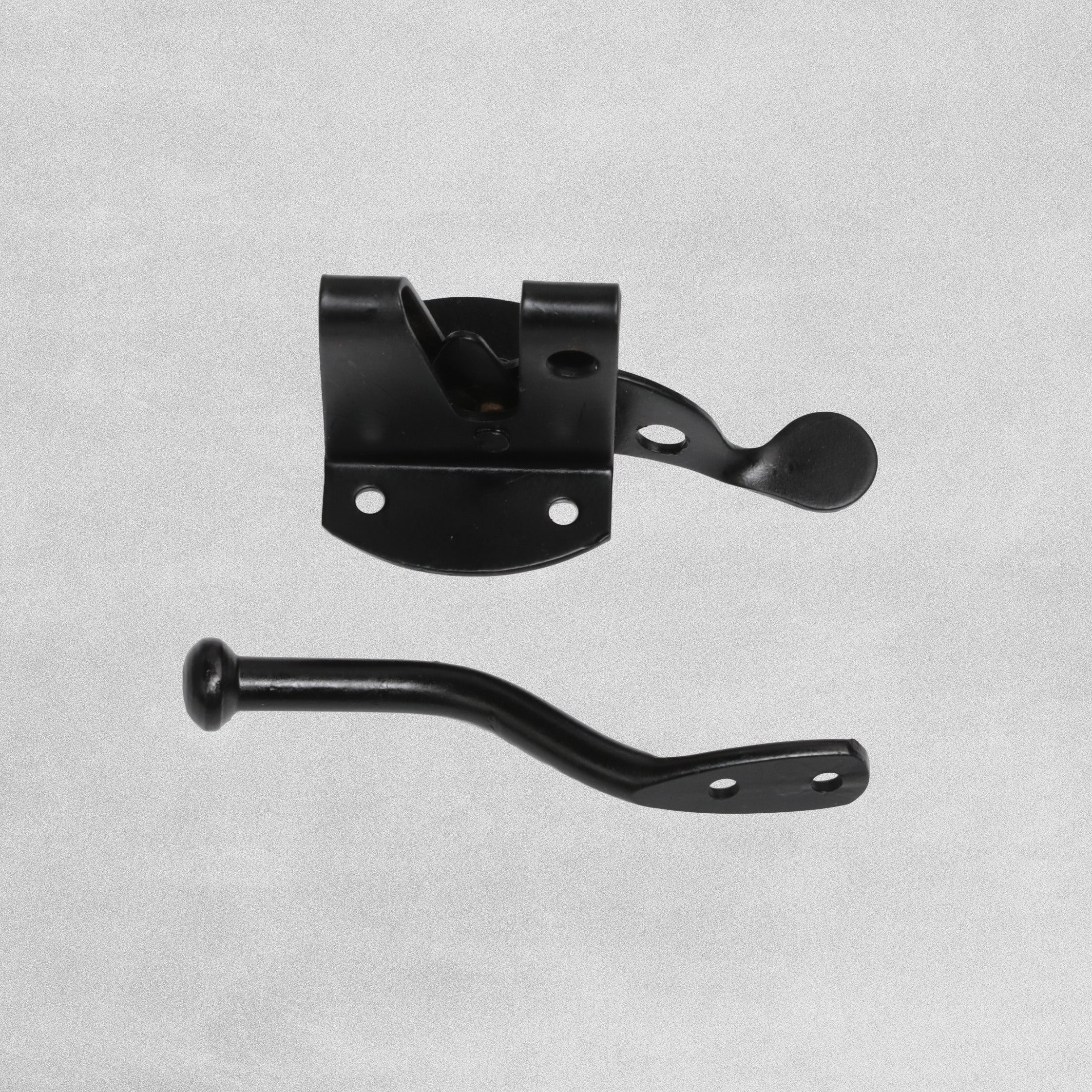 Heavy Duty Auto Gate Catch 57mm Black