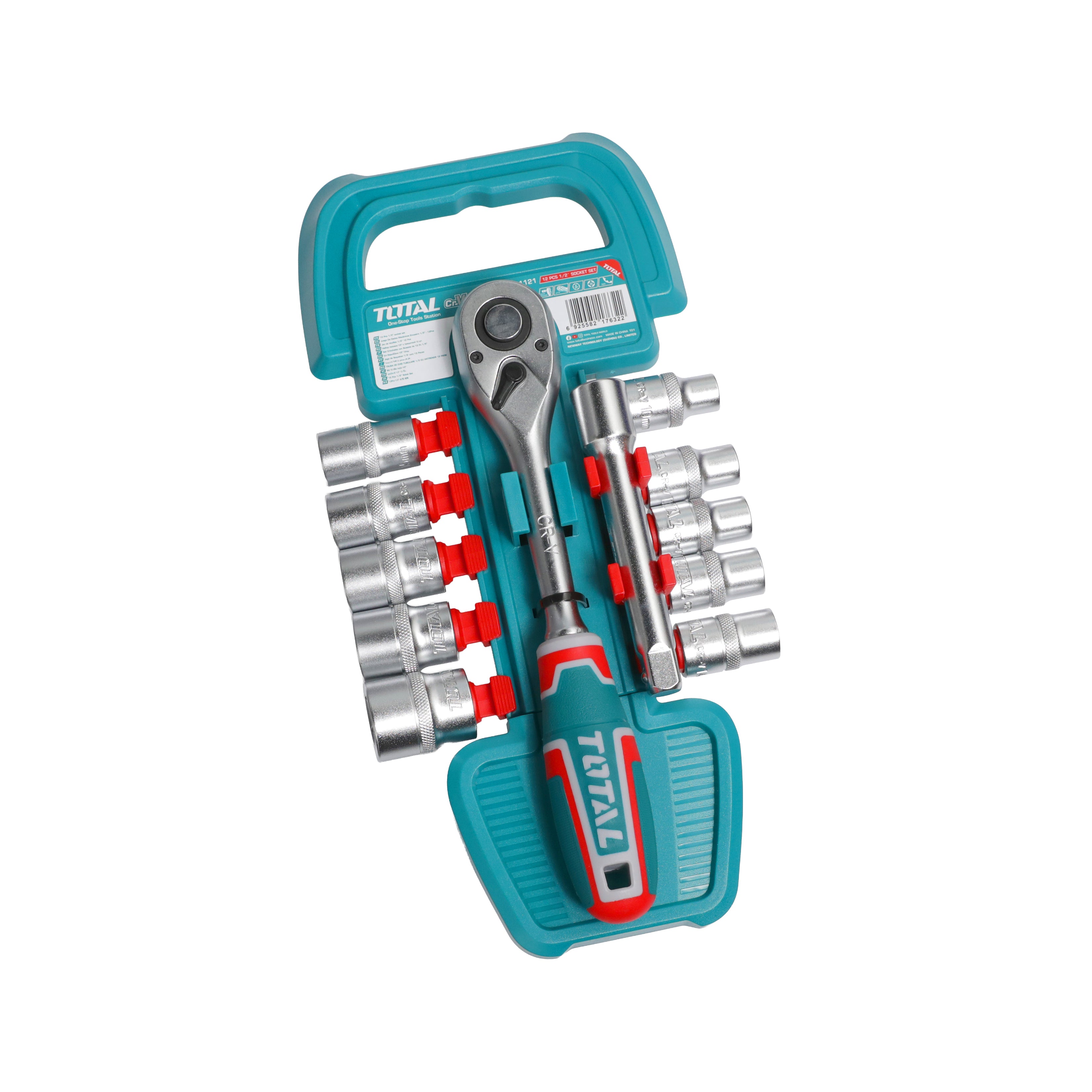 Total Tools 1/2" Socket Set 12 pieces - THT141121