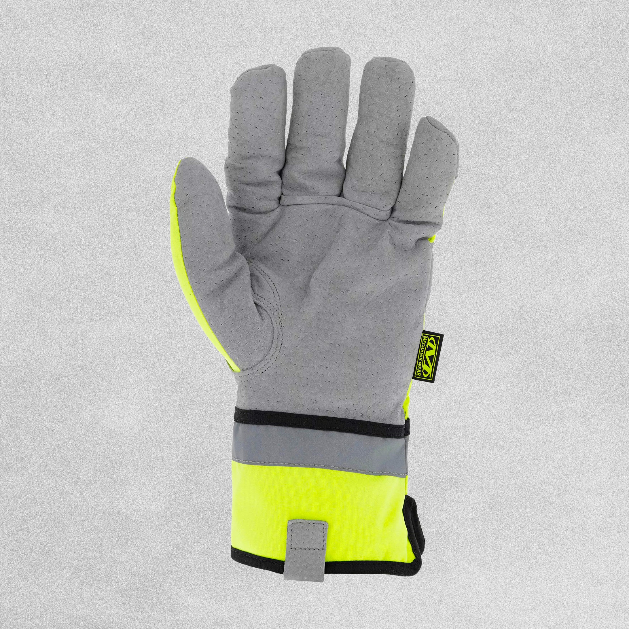 Mechanix Winter Leather Coldwork Gauntlet Hi-Viz various sizes