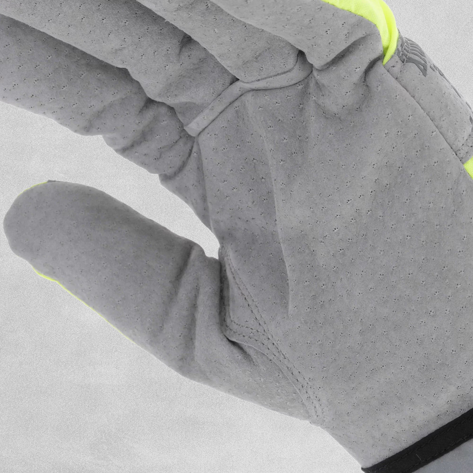 Mechanix Winter Leather Coldwork Gauntlet Hi-Viz various sizes