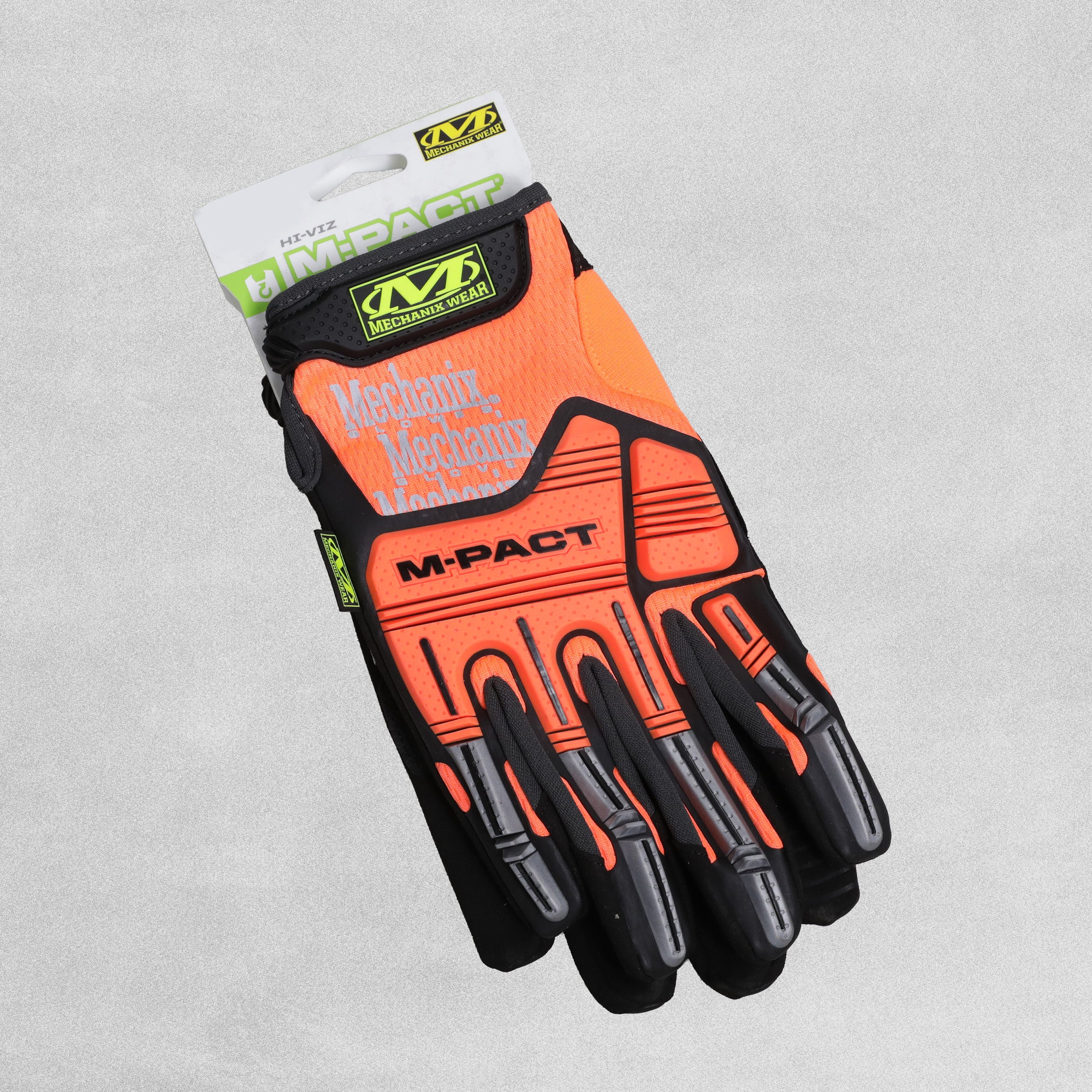 Mechanix Wear Hi-Viz M-Pact Fluorescent Orange TPR Work Gloves various sizes