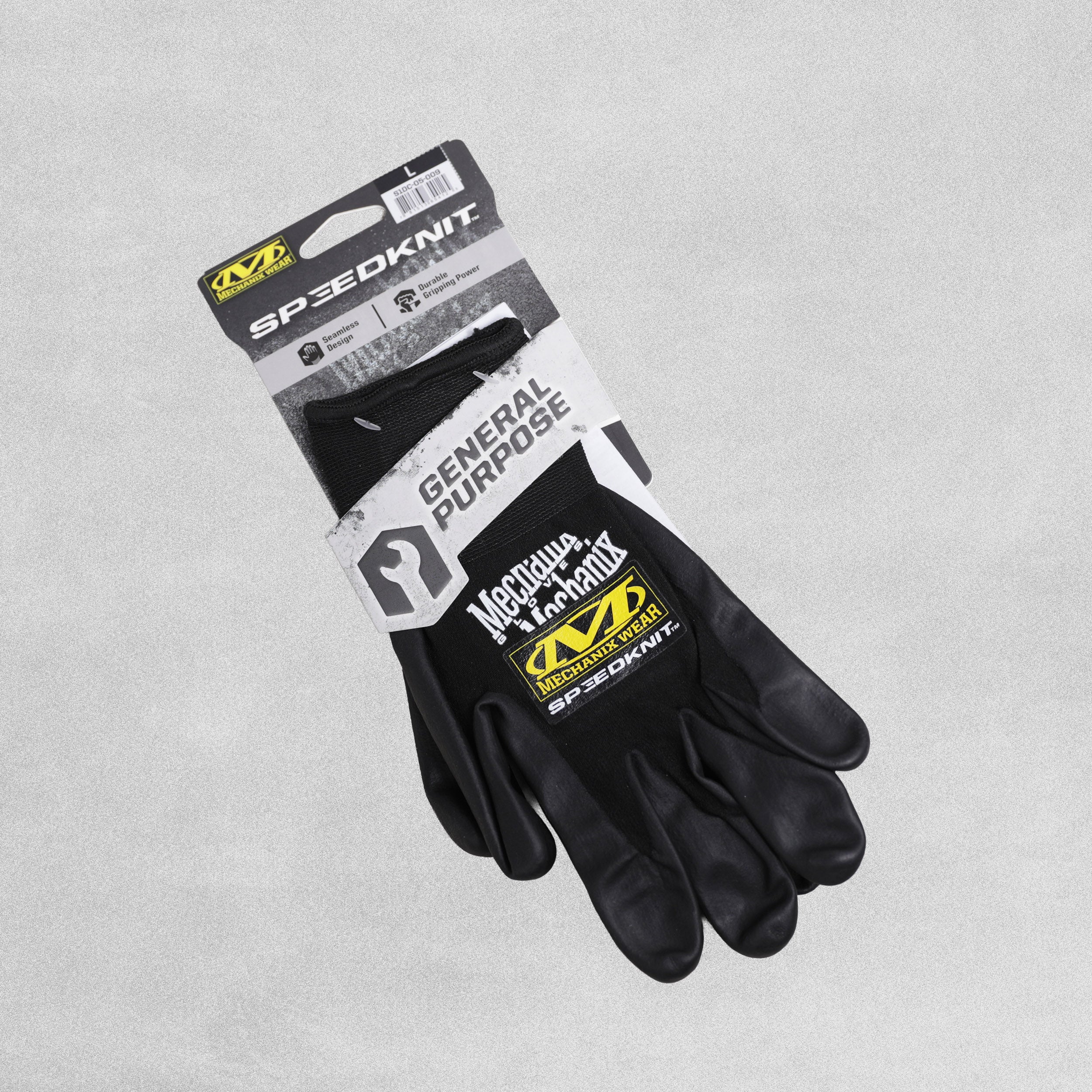 Mechanix Wear SpeedKnit General Purpose Black Work Gloves