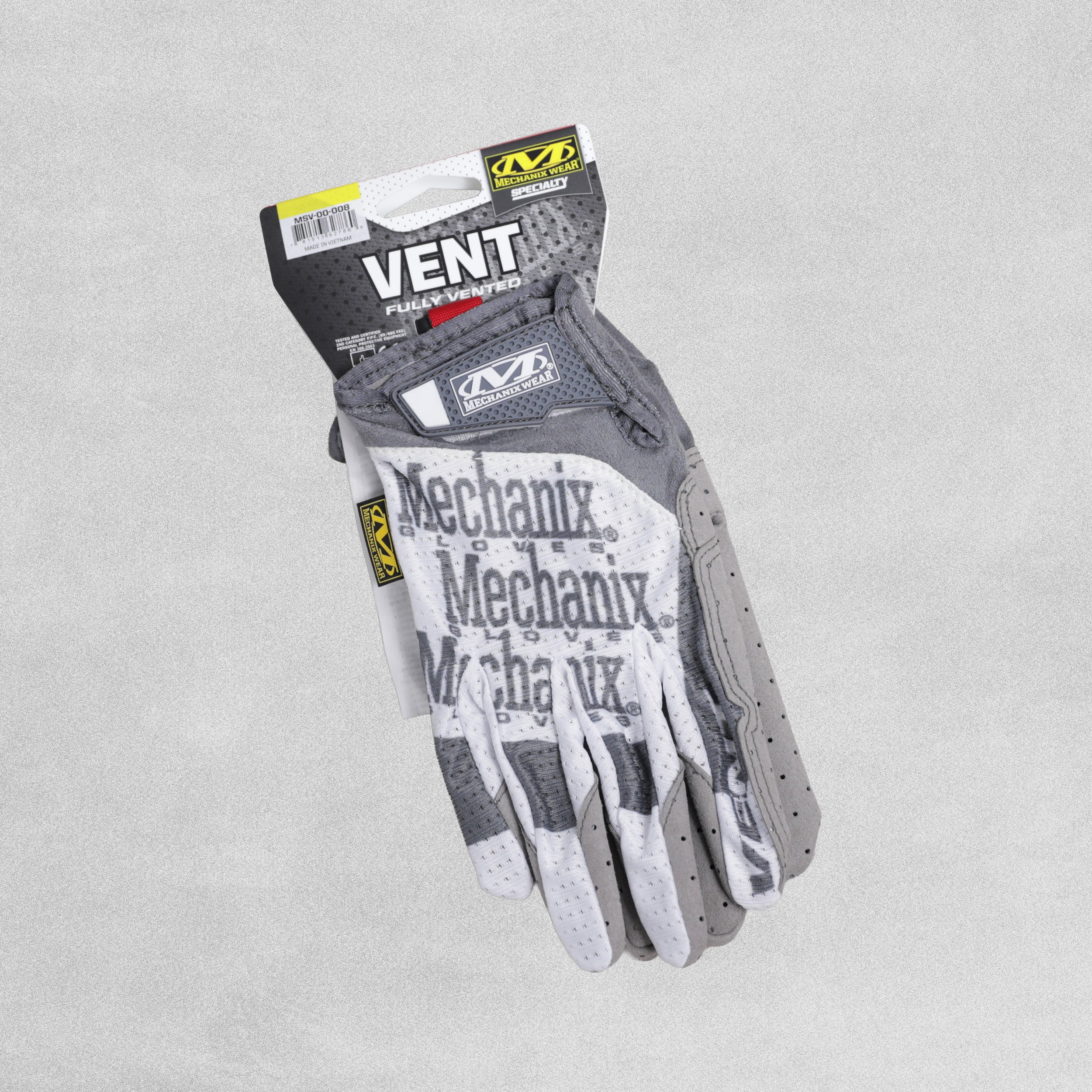 Mechanix Wear White Specialty Vent Leather Work Gloves -S