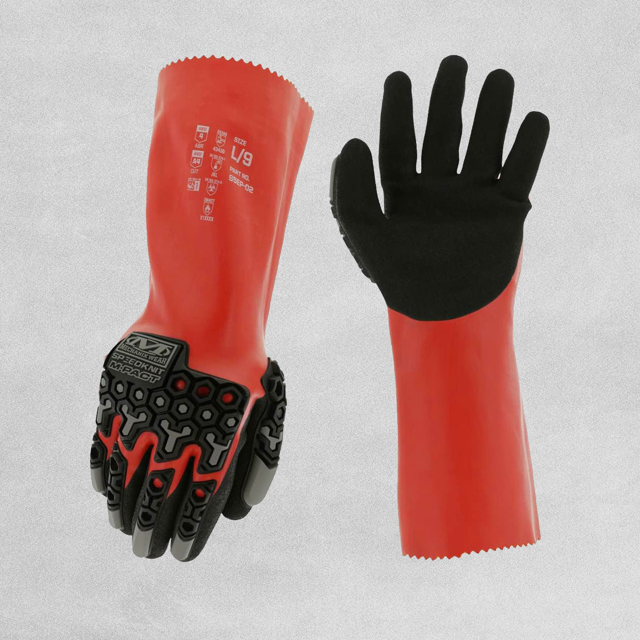 Mechanix Wear SpeedKnit M-Pact Chemical Gloves