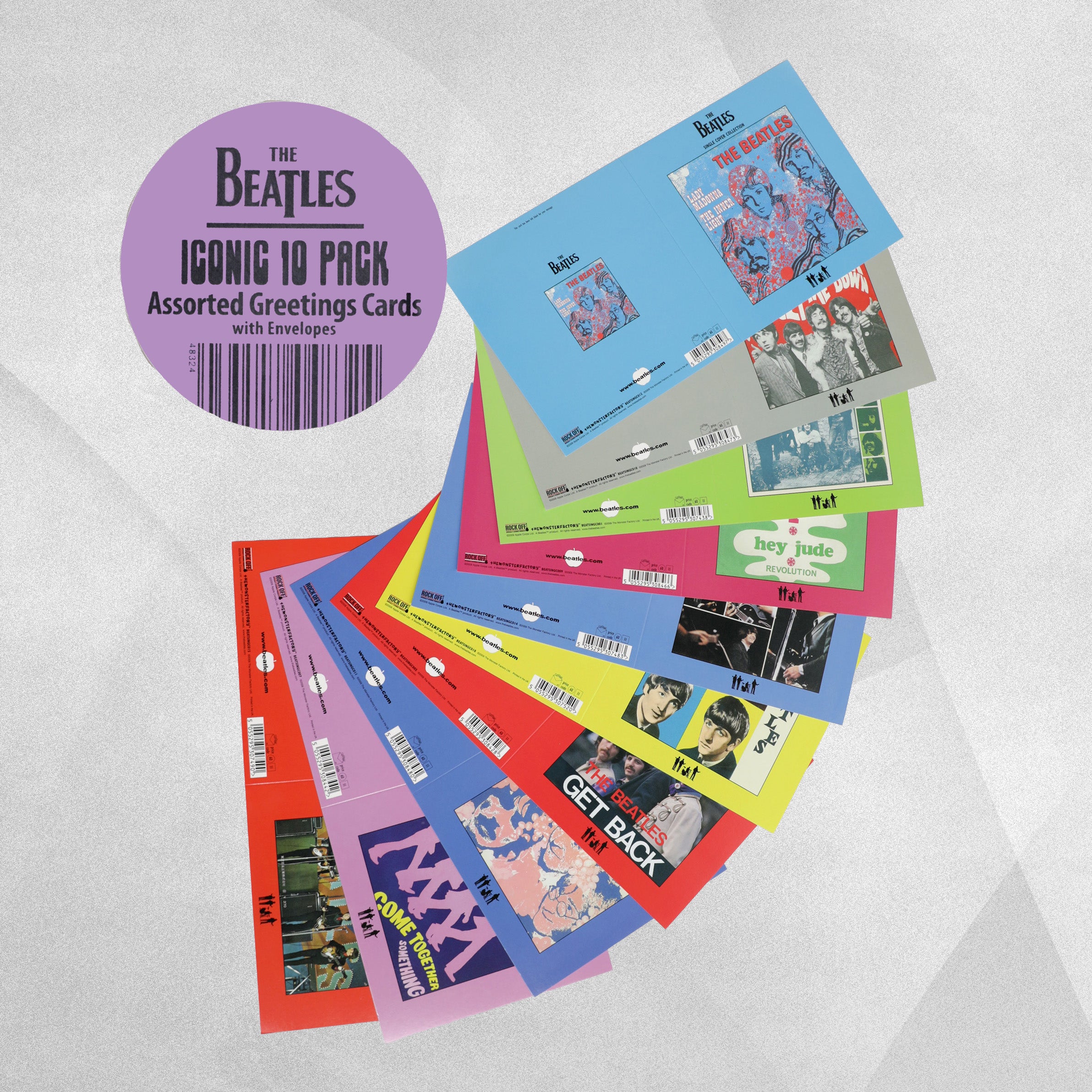 The Beatles Assorted Greetings Cards 10pk