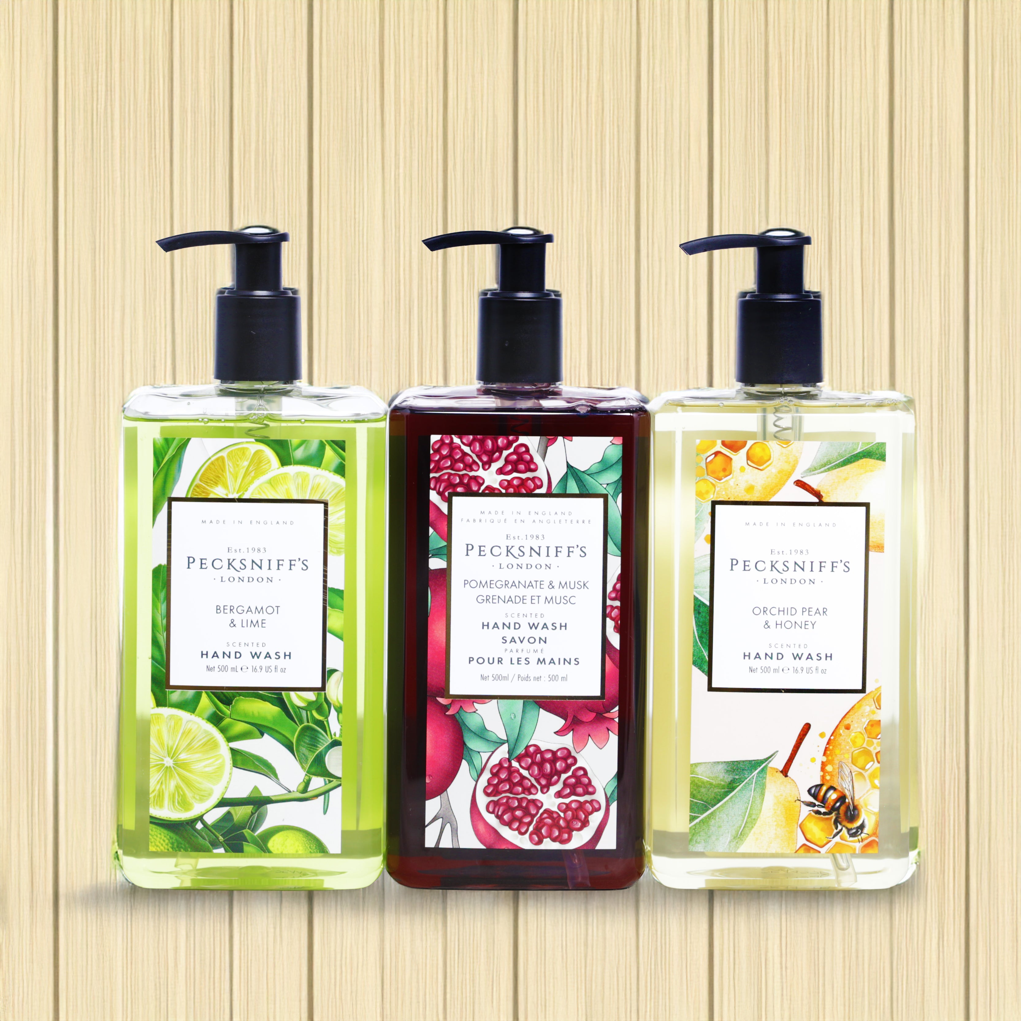 Pecksniff's Scented Hand Wash - Various Scents Available - 500ml