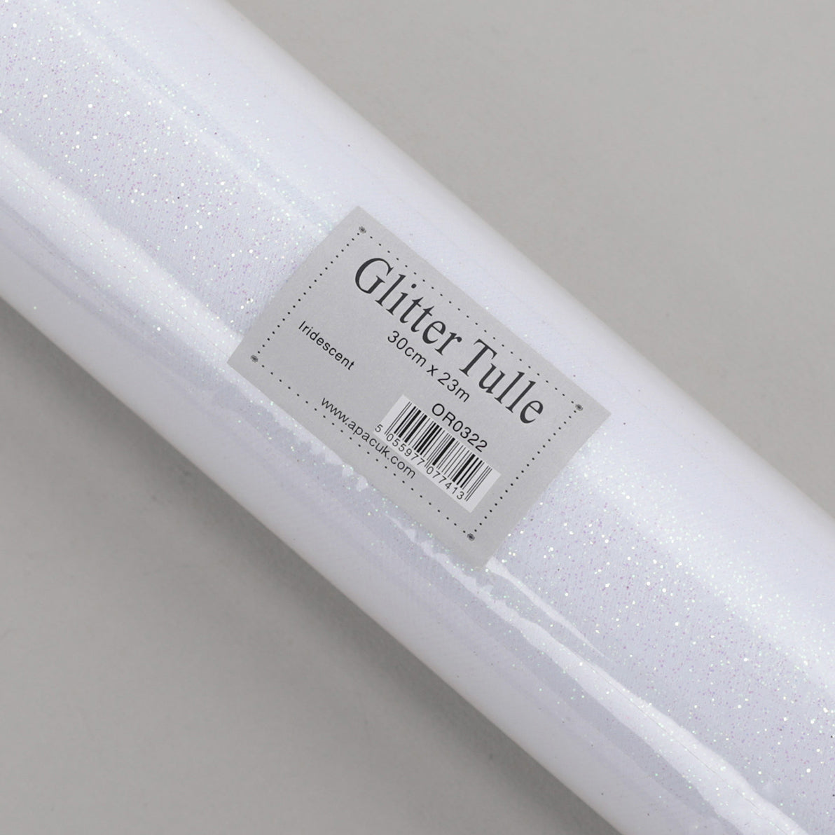 Glitter Tulle Roll - Various Colours Available