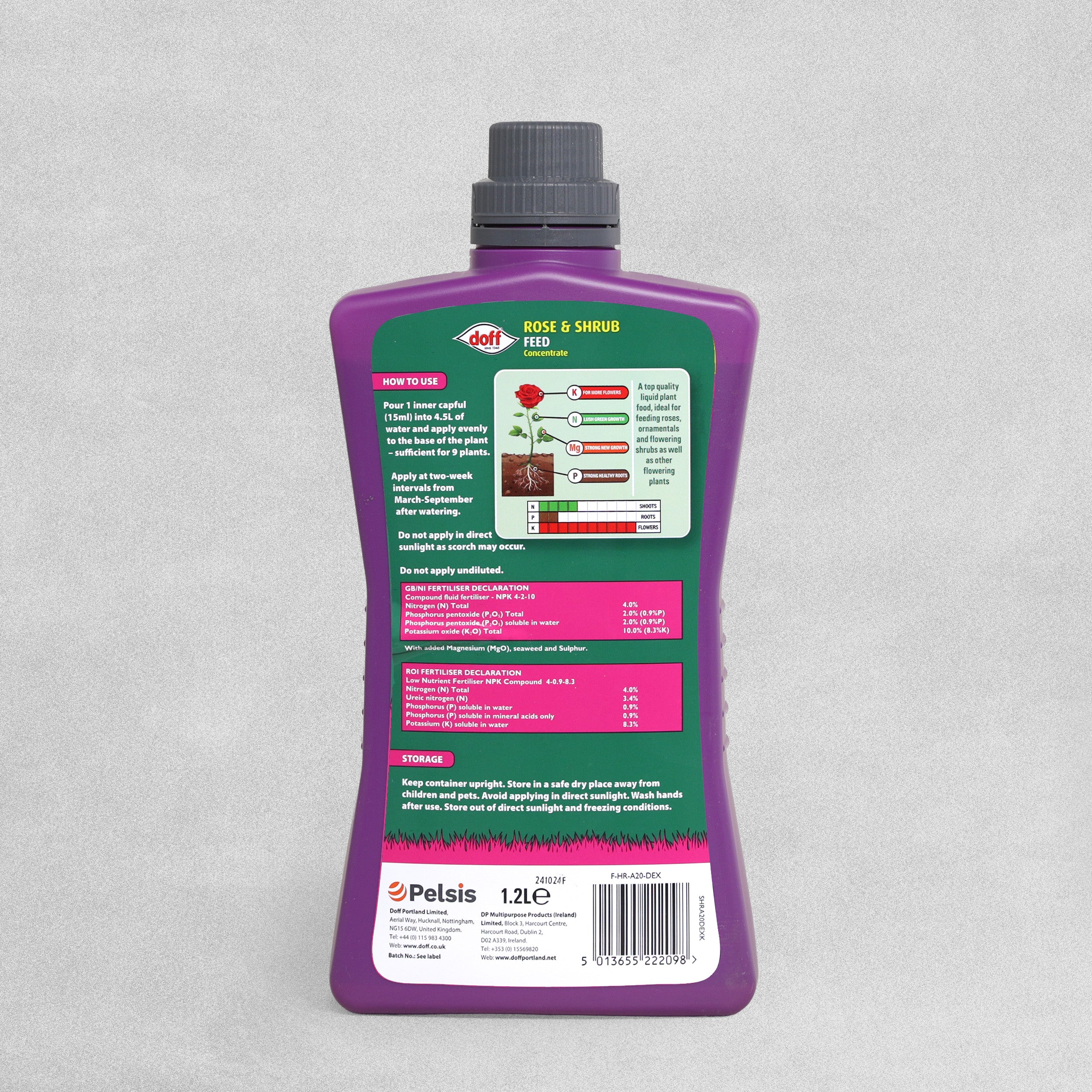 DOFF Rose and Shrub Feed Concentrate 1.2L
