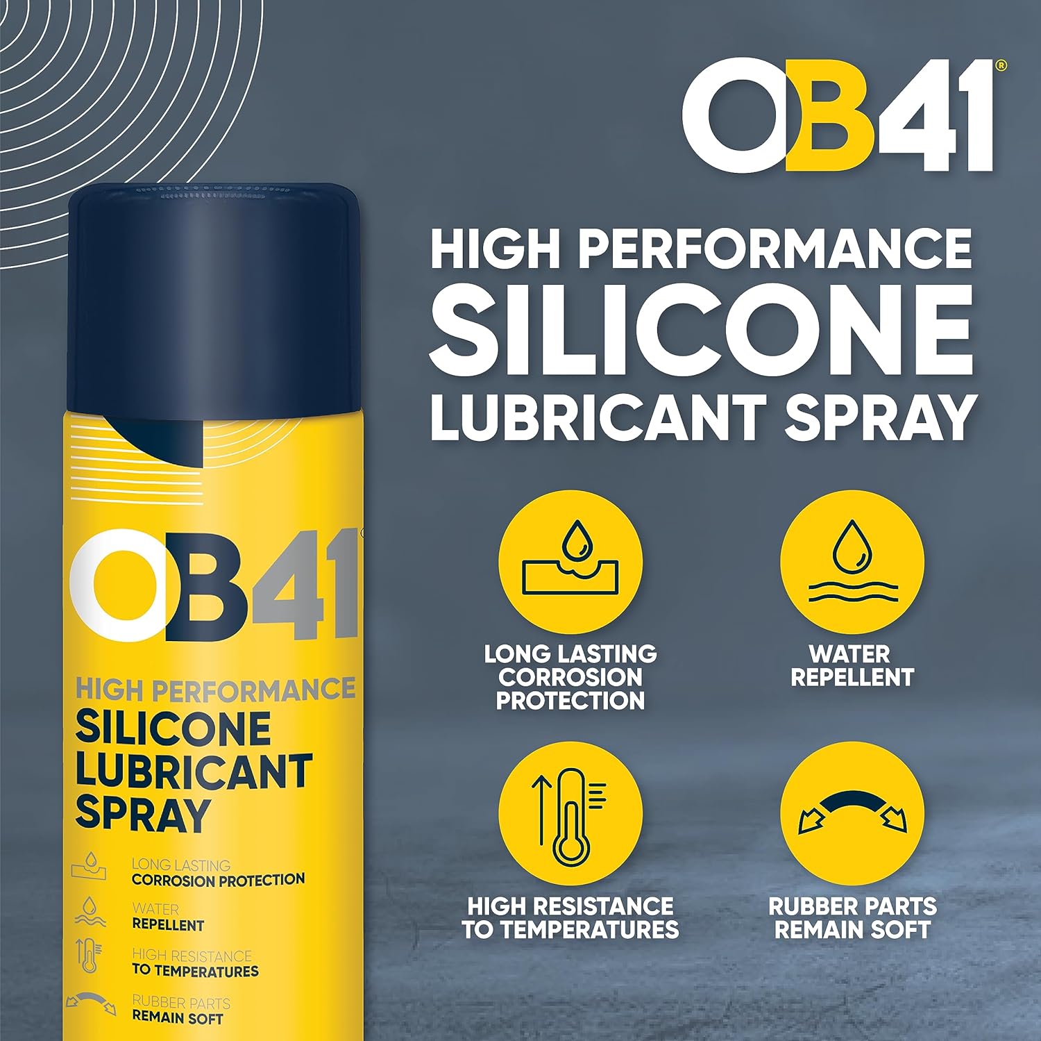 OB41 High Performance Silicone Lubricant Spray 400ml