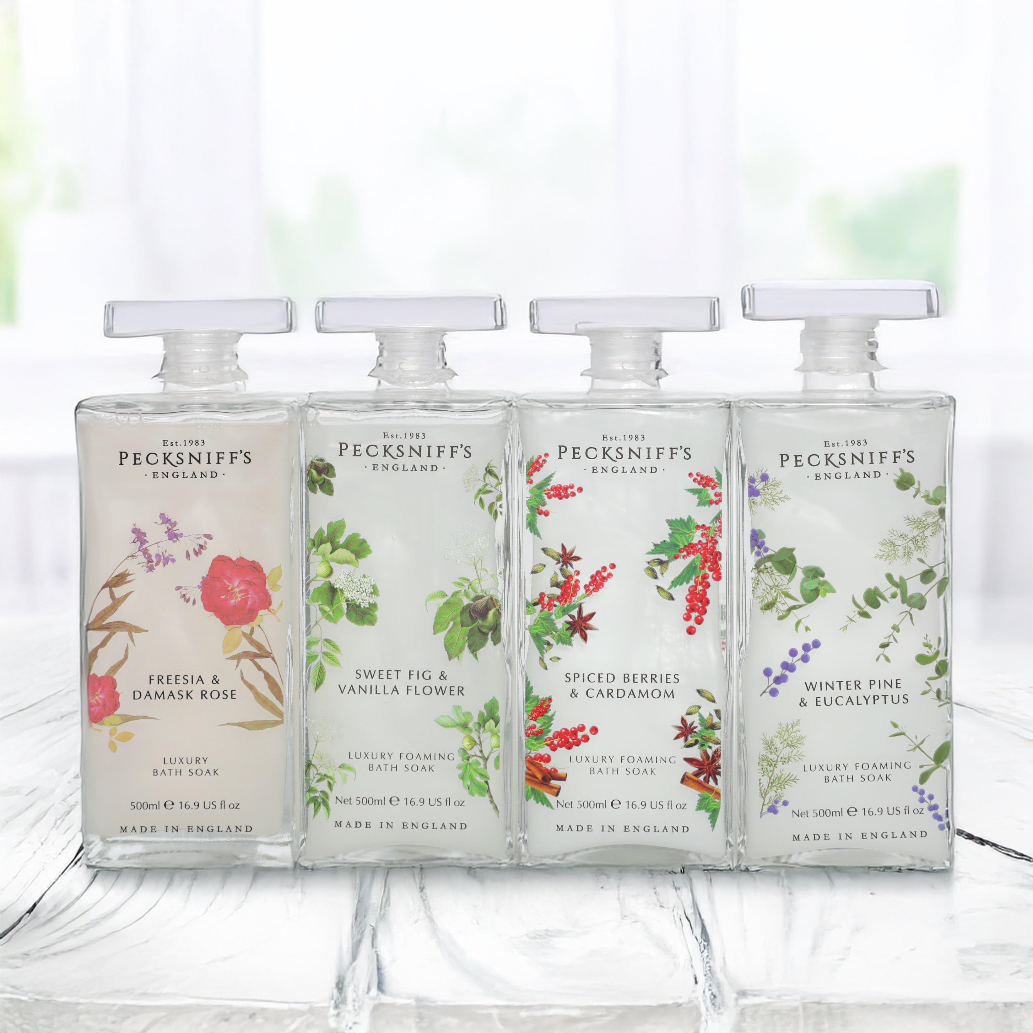 Pecksniff's Luxury Scented Bath Soak - 500ml - Various Scents Available