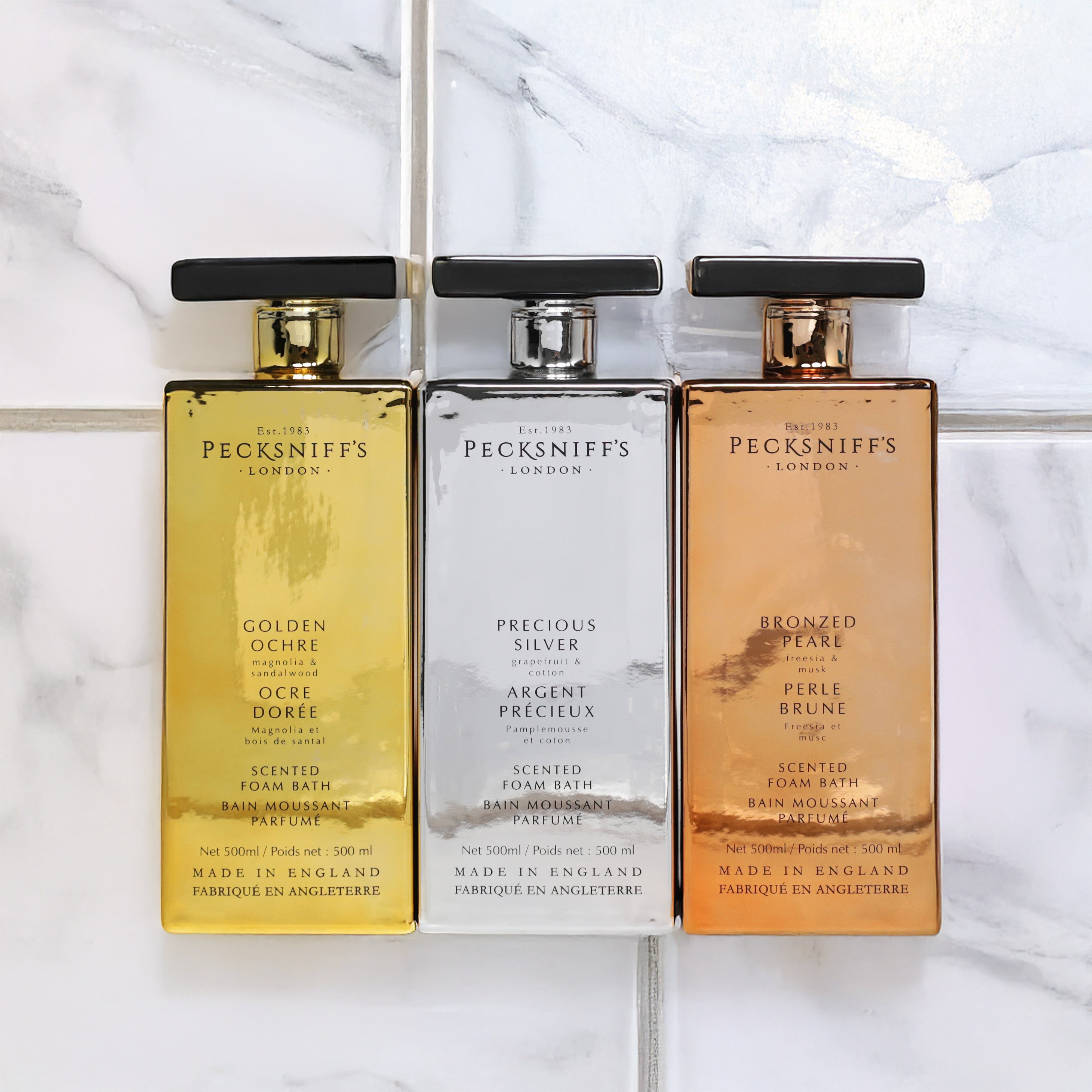 Pecksniff's Jewel Scented Bath Foam - 500ml - Various Scents Available