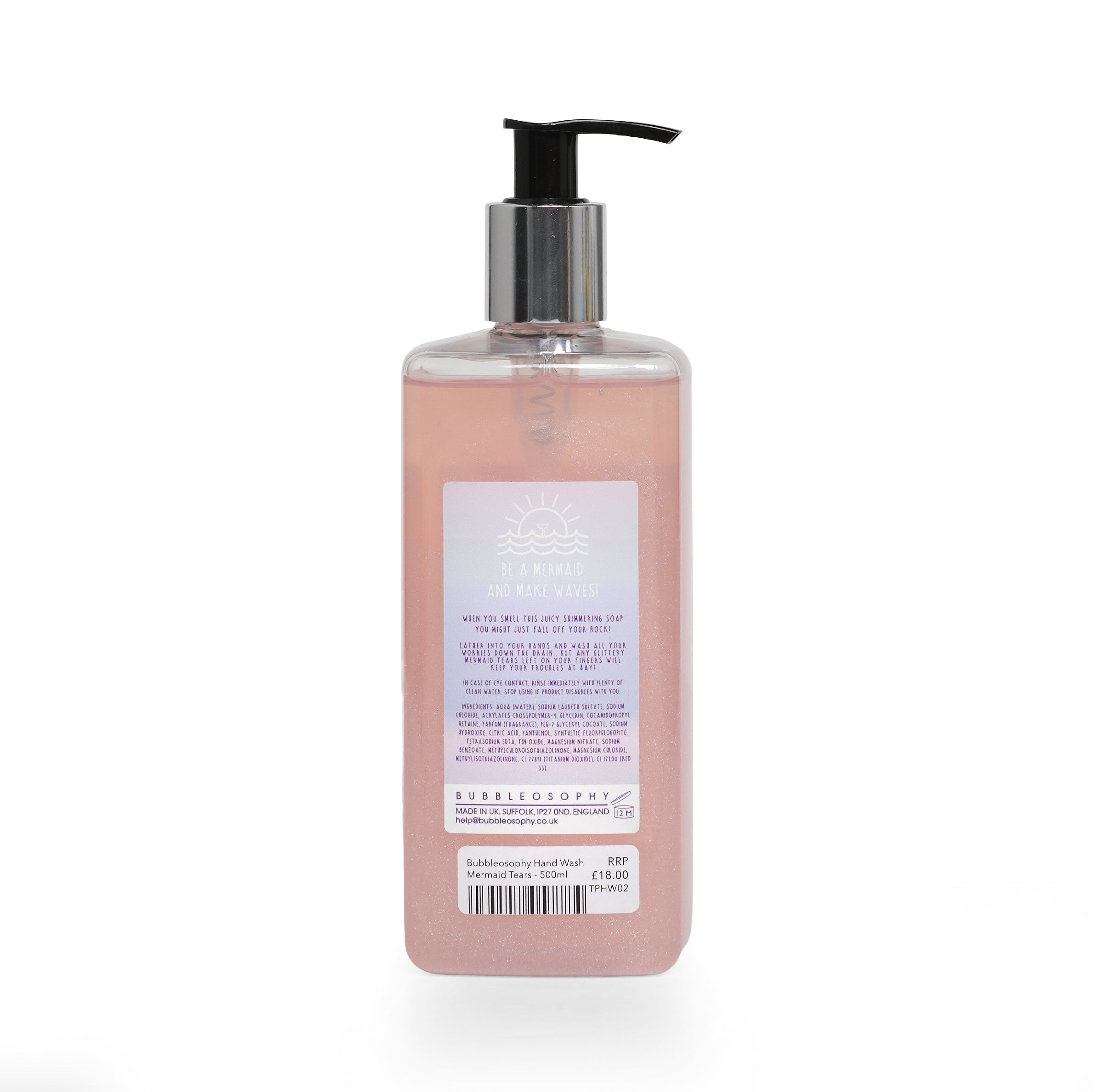 Bubbleosophy Moisturising Hand Wash - Various Scents Available - 500ml