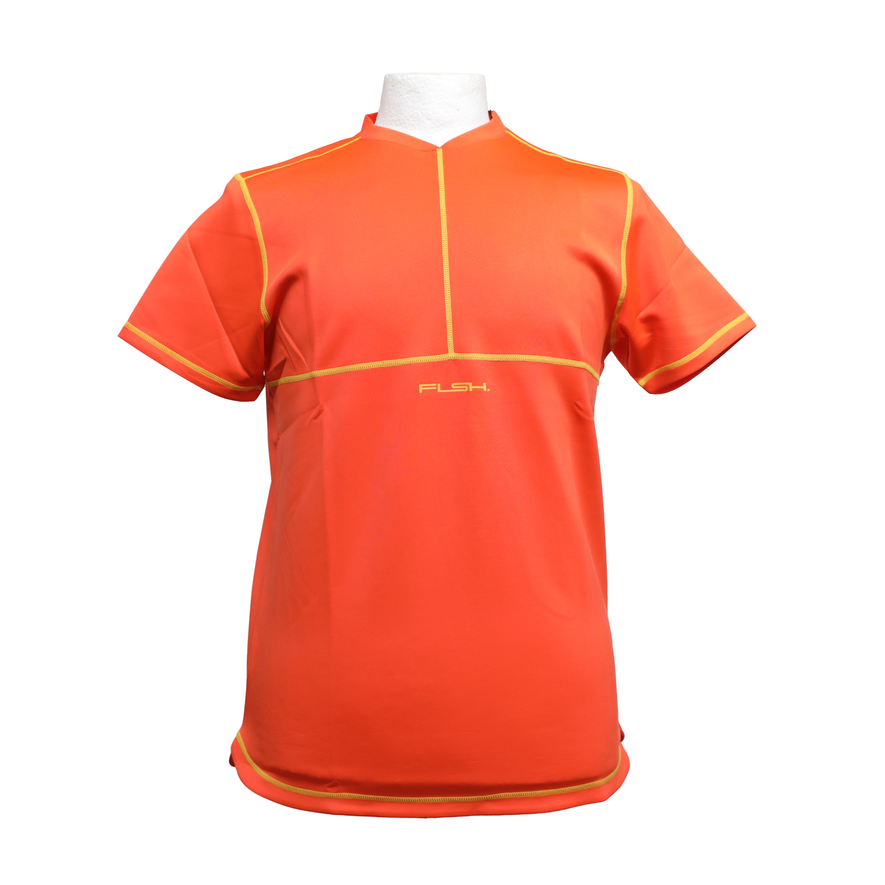 Men's Short Sleeve Contrast Stitch Sport Shirt