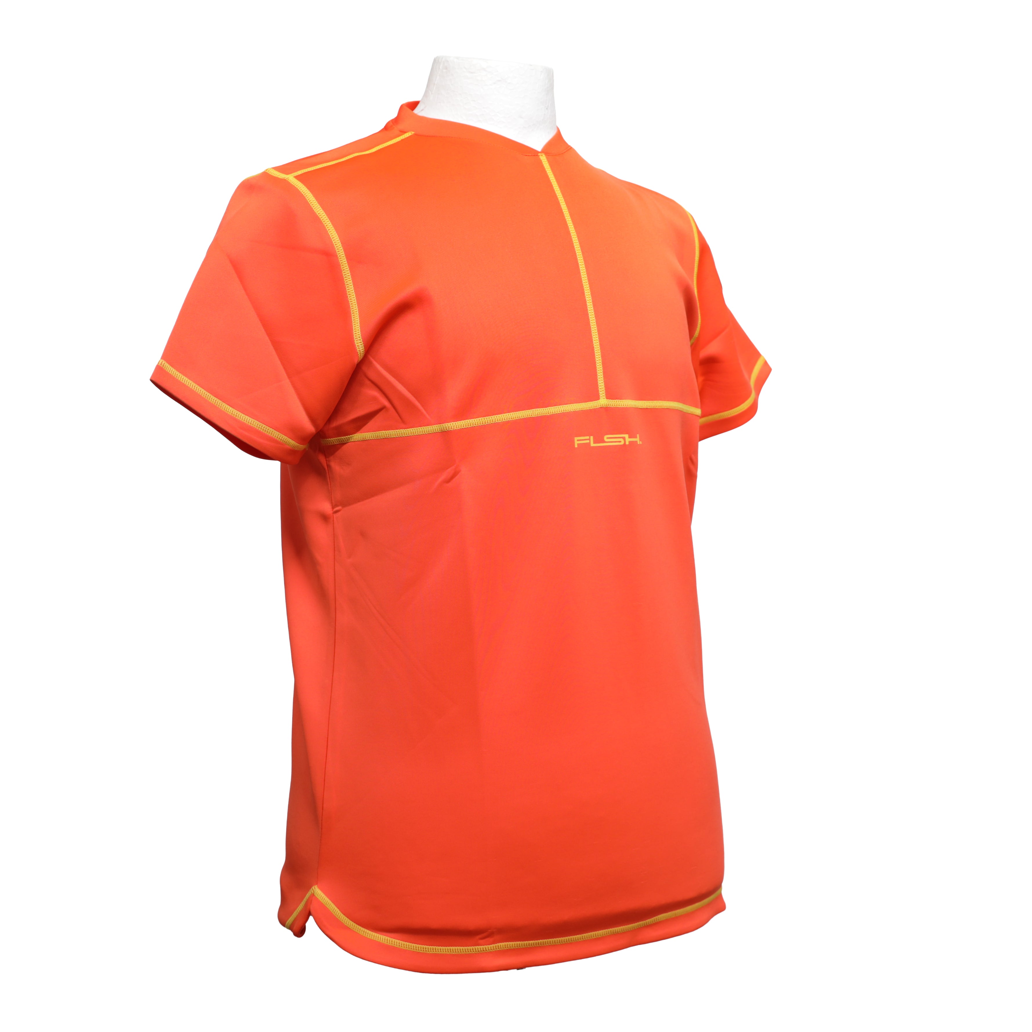 Men's Short Sleeve Contrast Stitch Sport Shirt