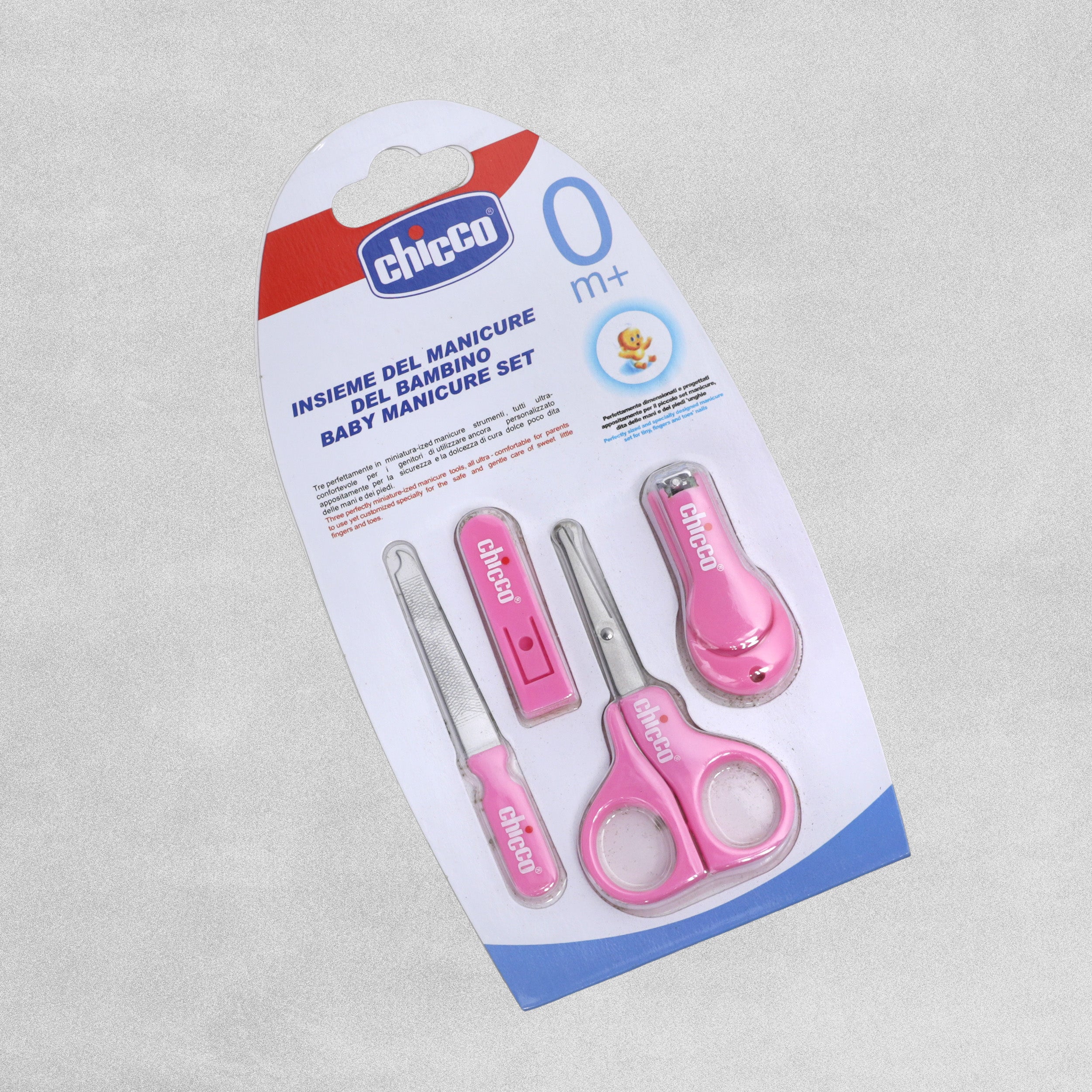 Chicco Baby Manicure Set Assorted Colours 4 pack
