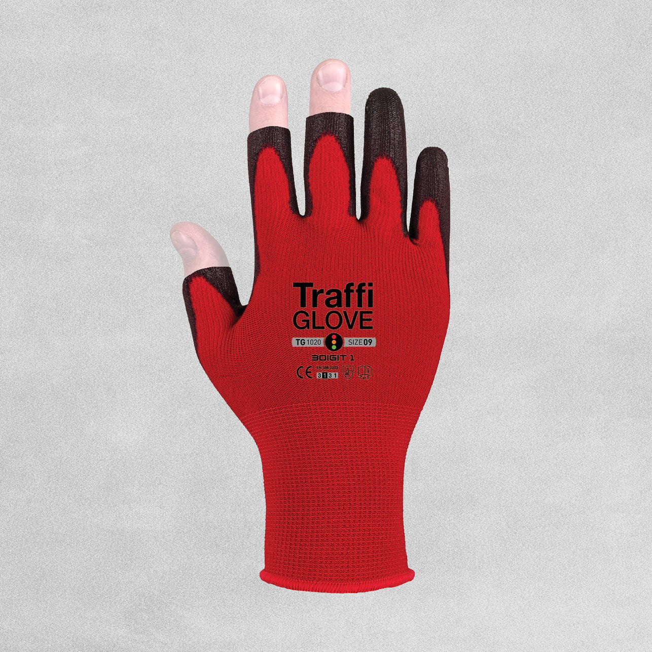 RHINO Traffi Glove Red Cut L1 TG1020 SIZE6