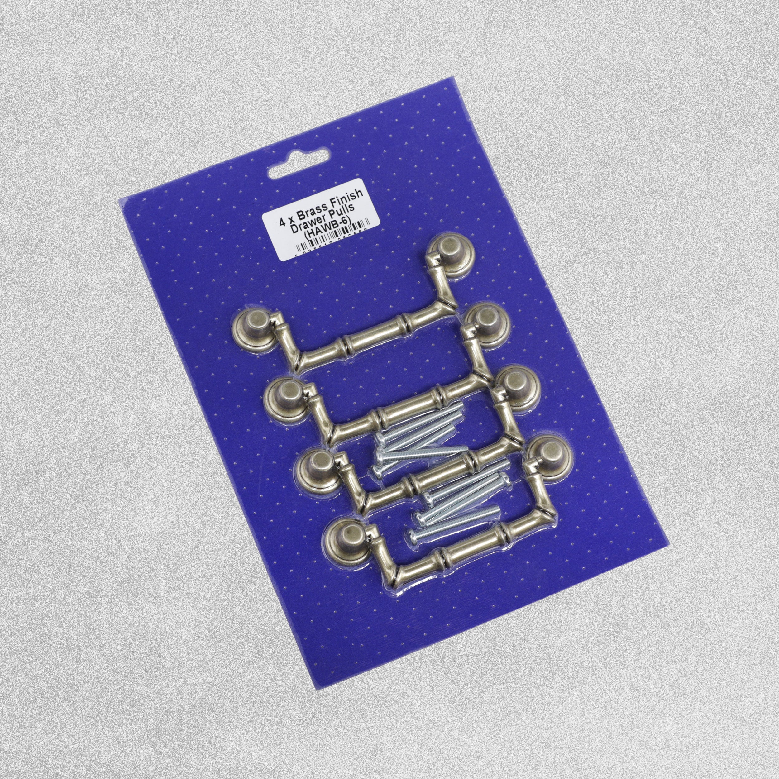 Vintage Style Brass Finish Drawer Pulls 4 pack