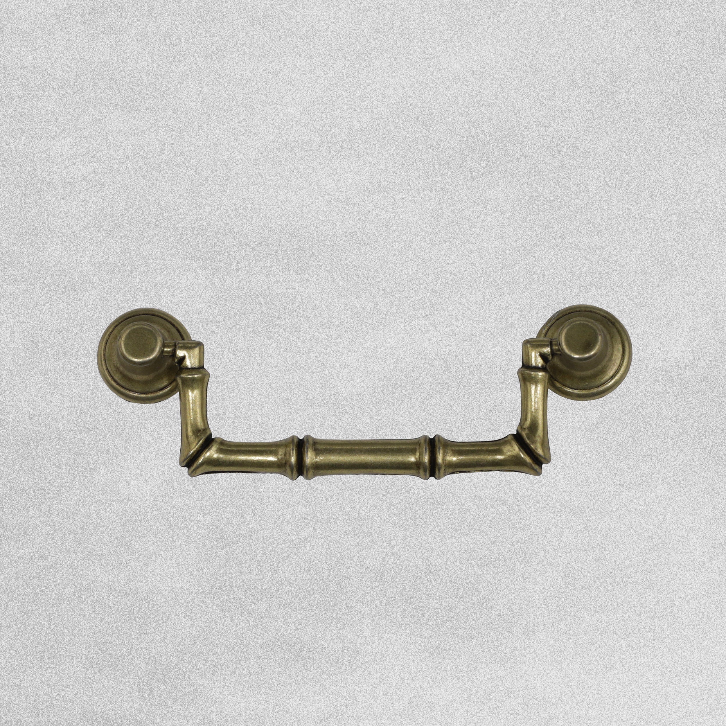 Vintage Style Brass Finish Drawer Pulls 4 pack