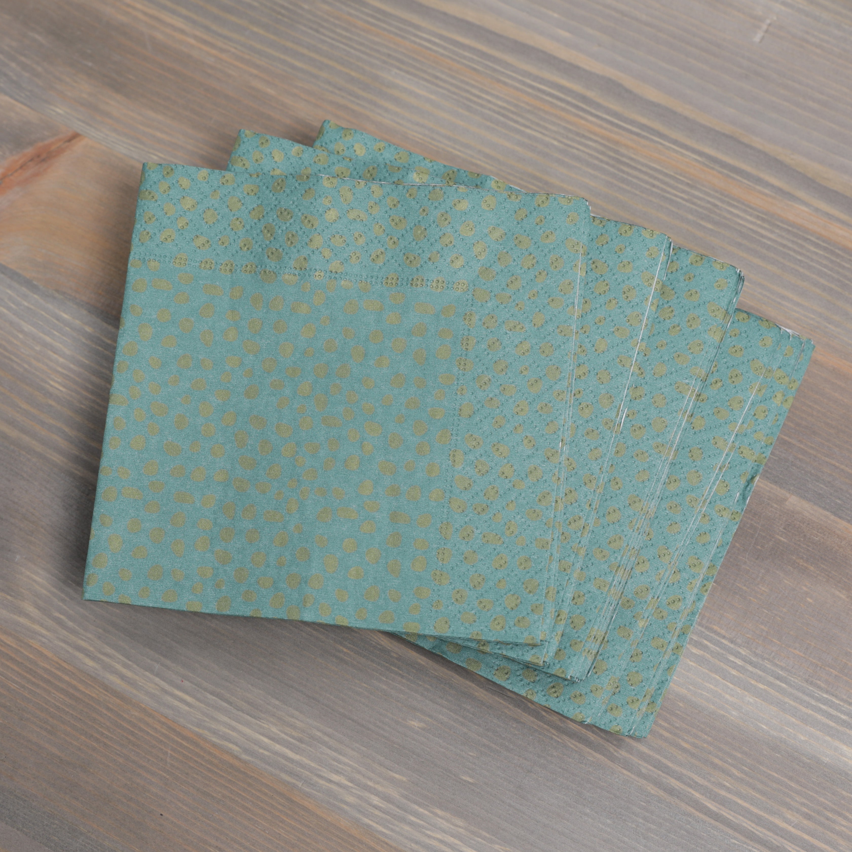 Migros Kitchen & Co Tribe Serviettes 25cm x 25cm Red/Green 20pcs