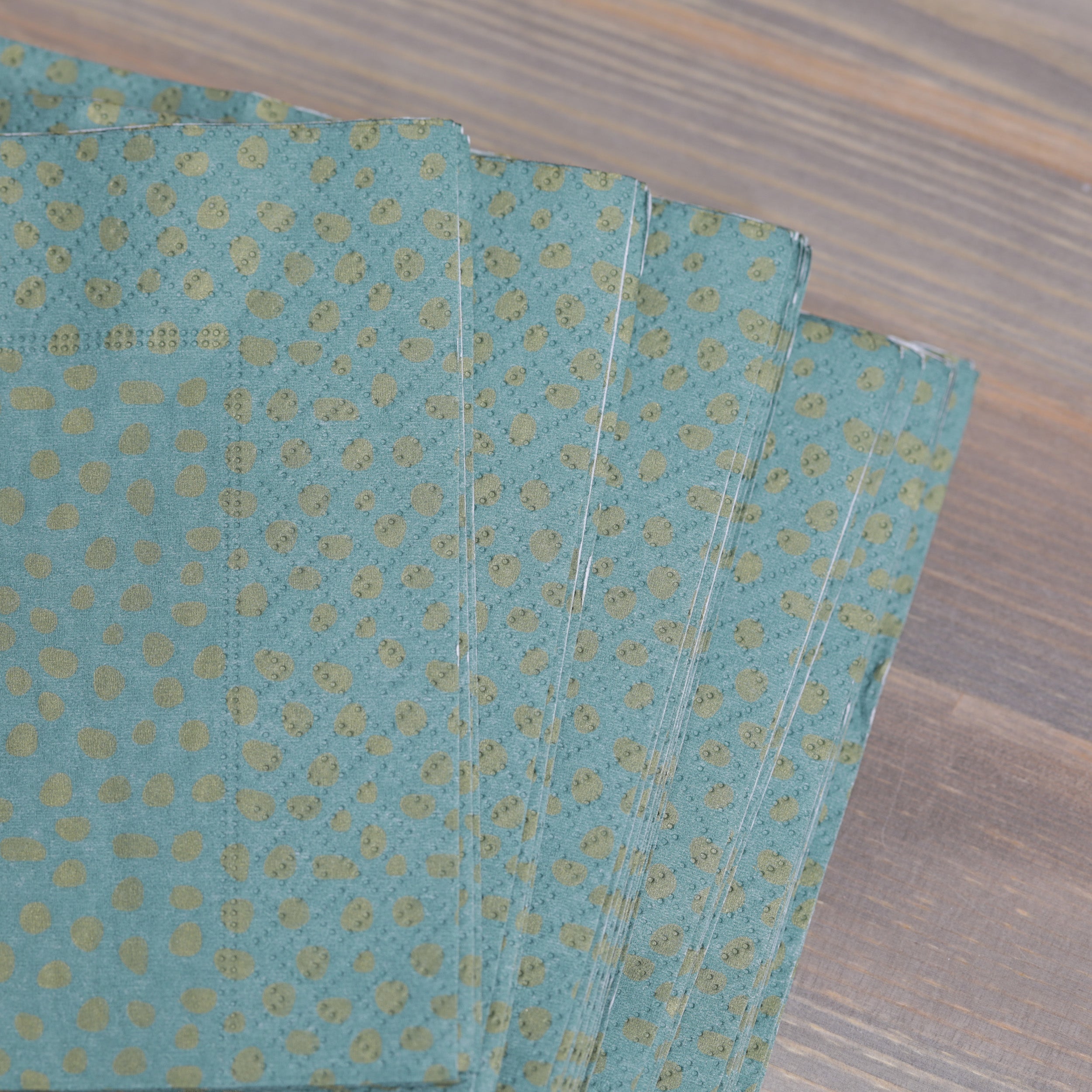 Migros Kitchen & Co Tribe Serviettes 25cm x 25cm Red/Green 20pcs
