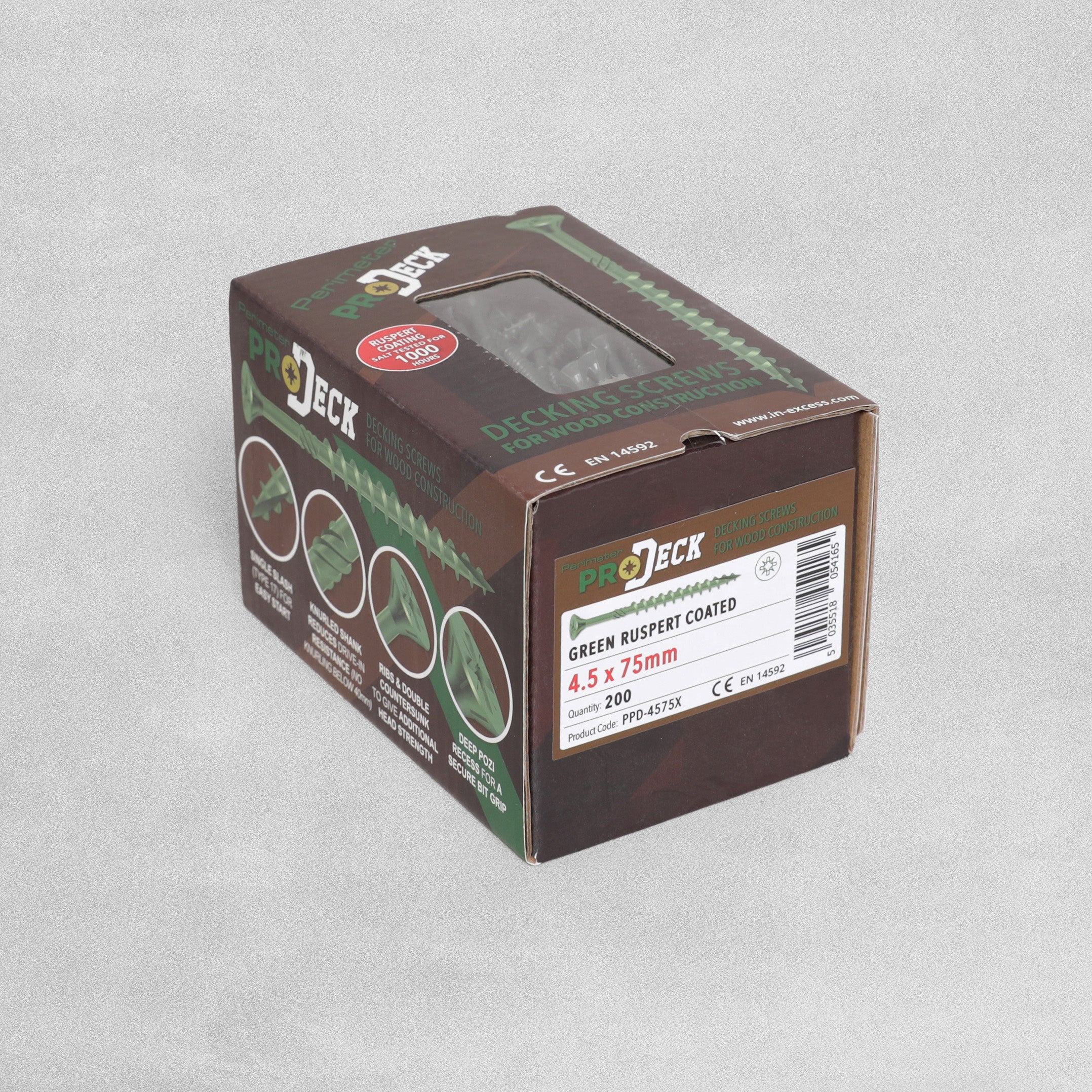 Decking Screws 4.5 x 75MM Perimeter ProDeck 200 piece