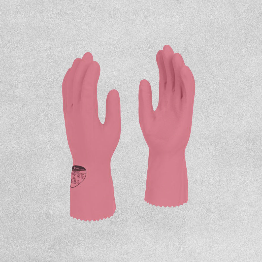 Polyco Optima Mediumweight Rubber Chemical Resistant Glove - Size 10 XL Various colours